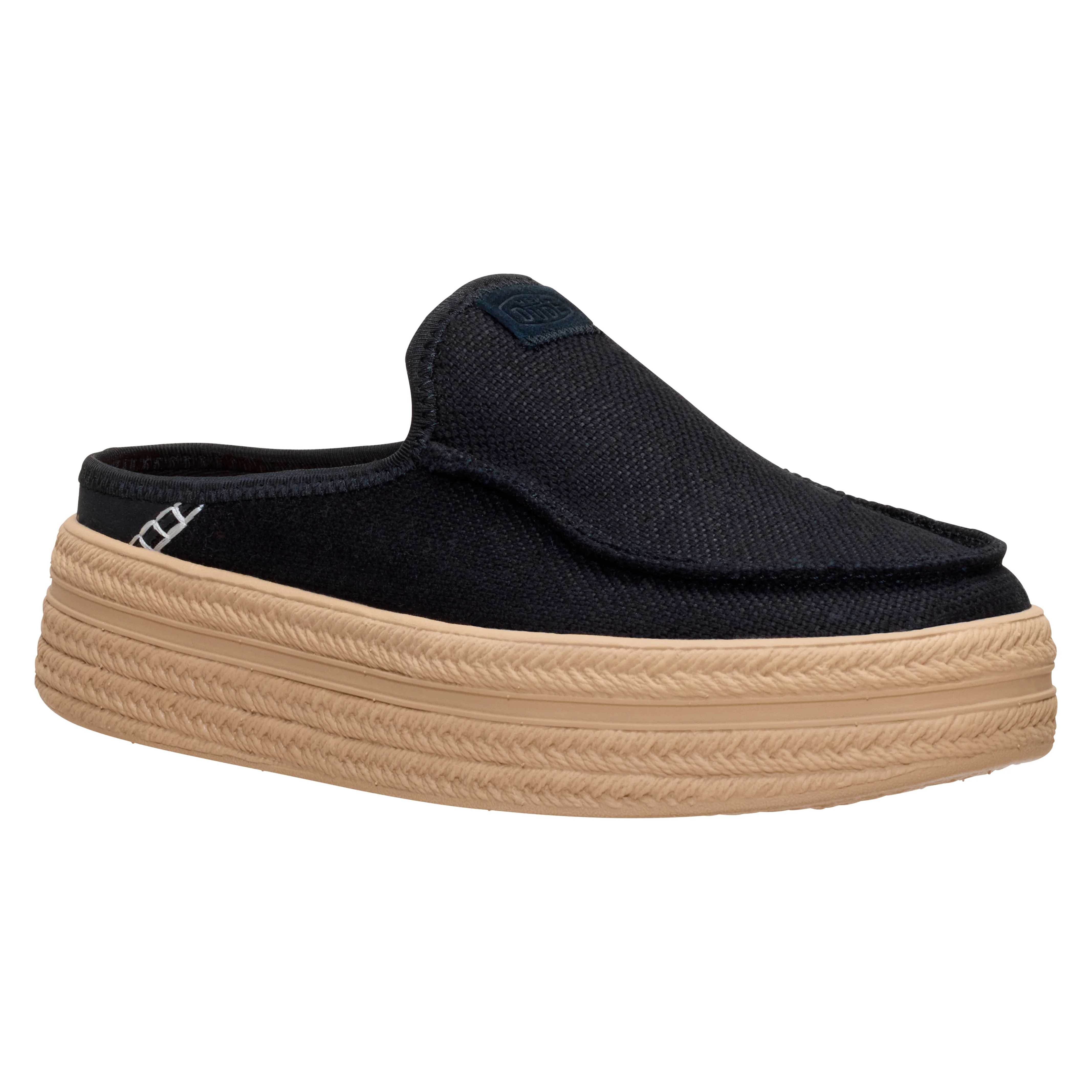 AUSTIN LIFT ESPADRILLE WOVEN BLACK - Image 3