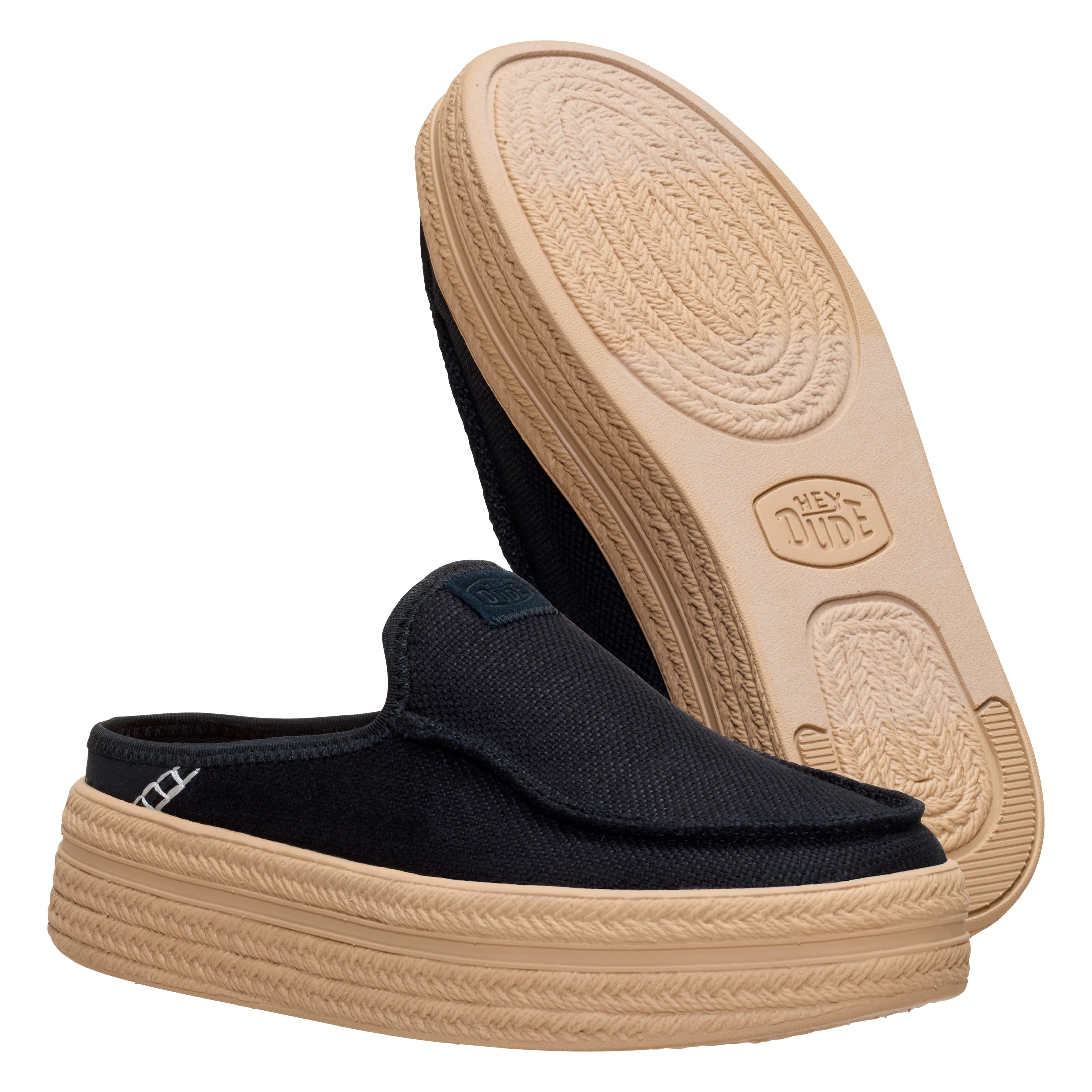 AUSTIN LIFT ESPADRILLE WOVEN BLACK - Image 5