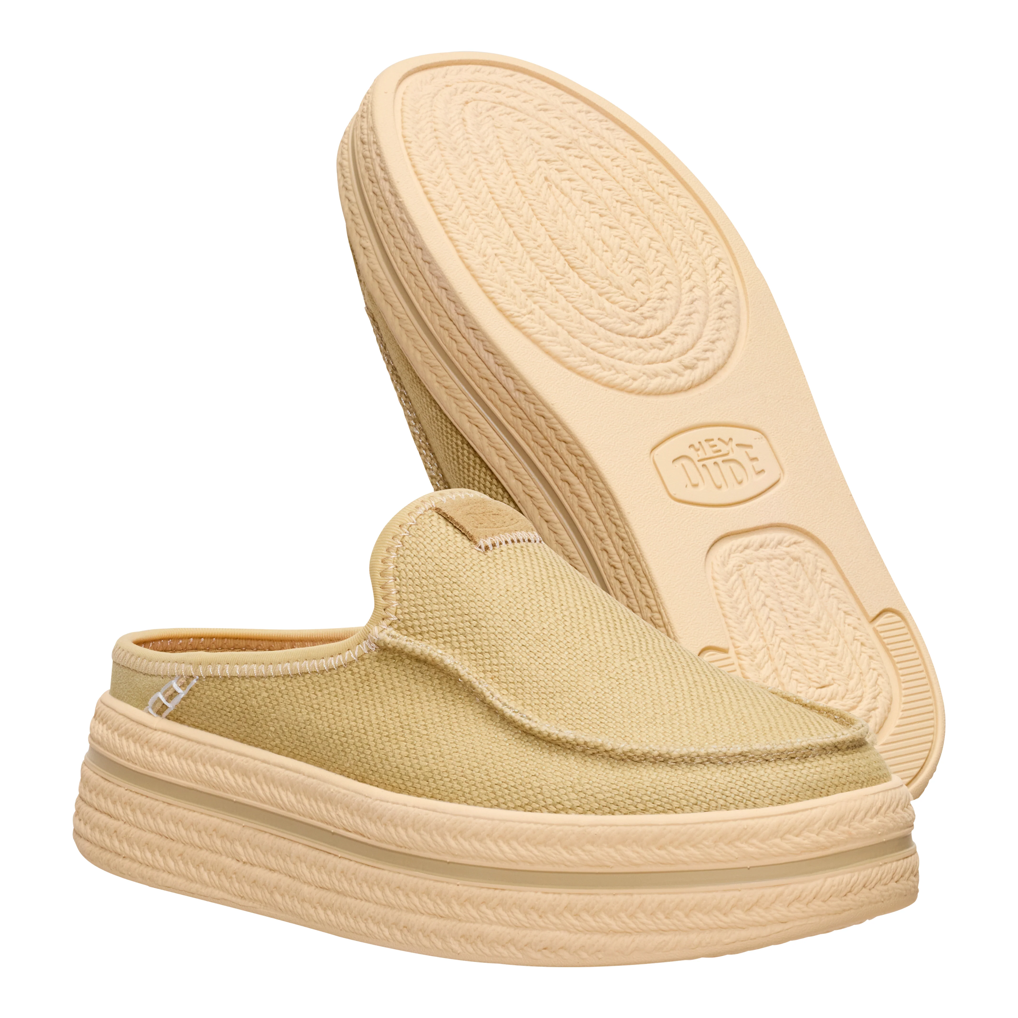 AUSTIN LIFT ESPADRILLE WOVEN OLIVE GREY - Image 5