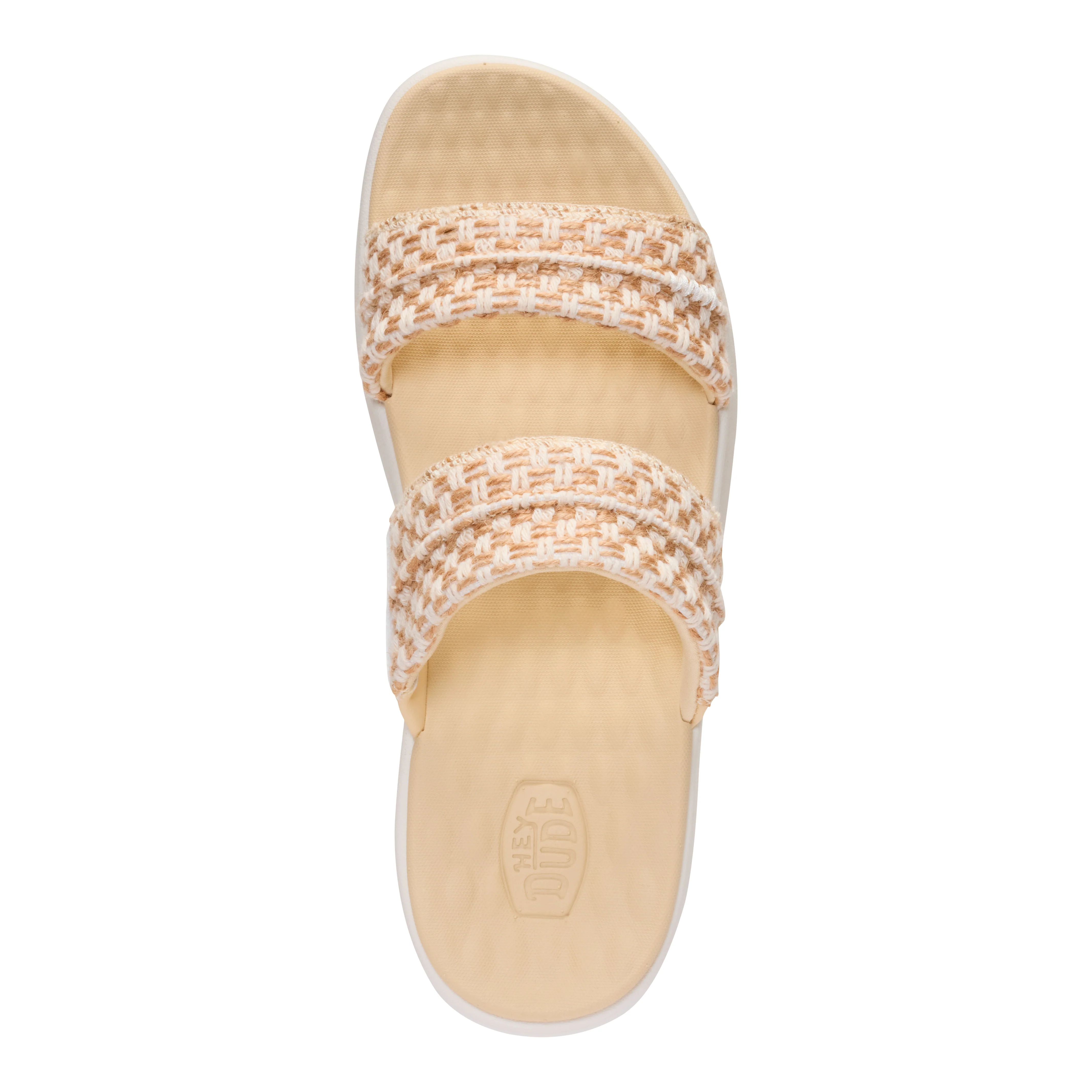 AUSTIN SLIDE WOVEN BOULDER TAN/EGRET - Image 8