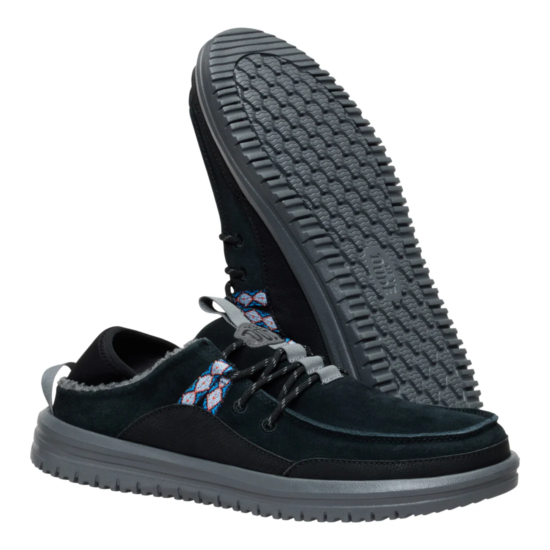 BRADLEY BLIPPER SUEDE BLACK/SMOKE GREY - Image 4