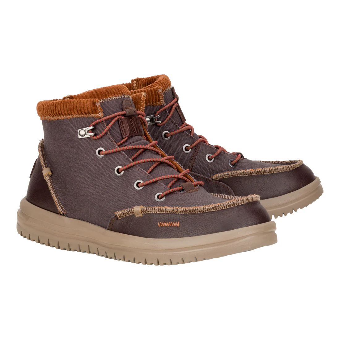 BRADLEY CORDUROY COLLAR BROWN/MULTI - Image 2