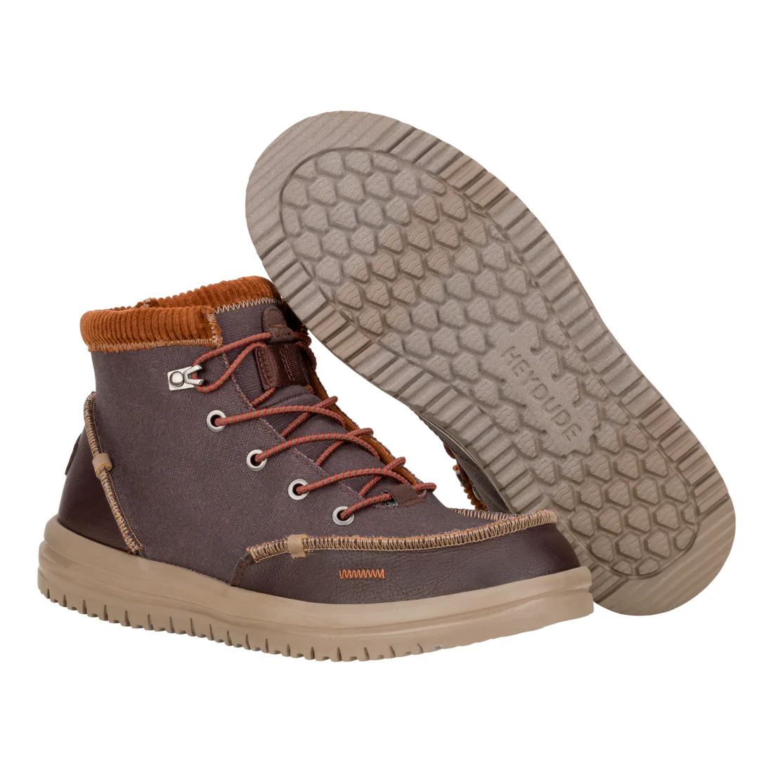 BRADLEY CORDUROY COLLAR BROWN/MULTI - Image 3