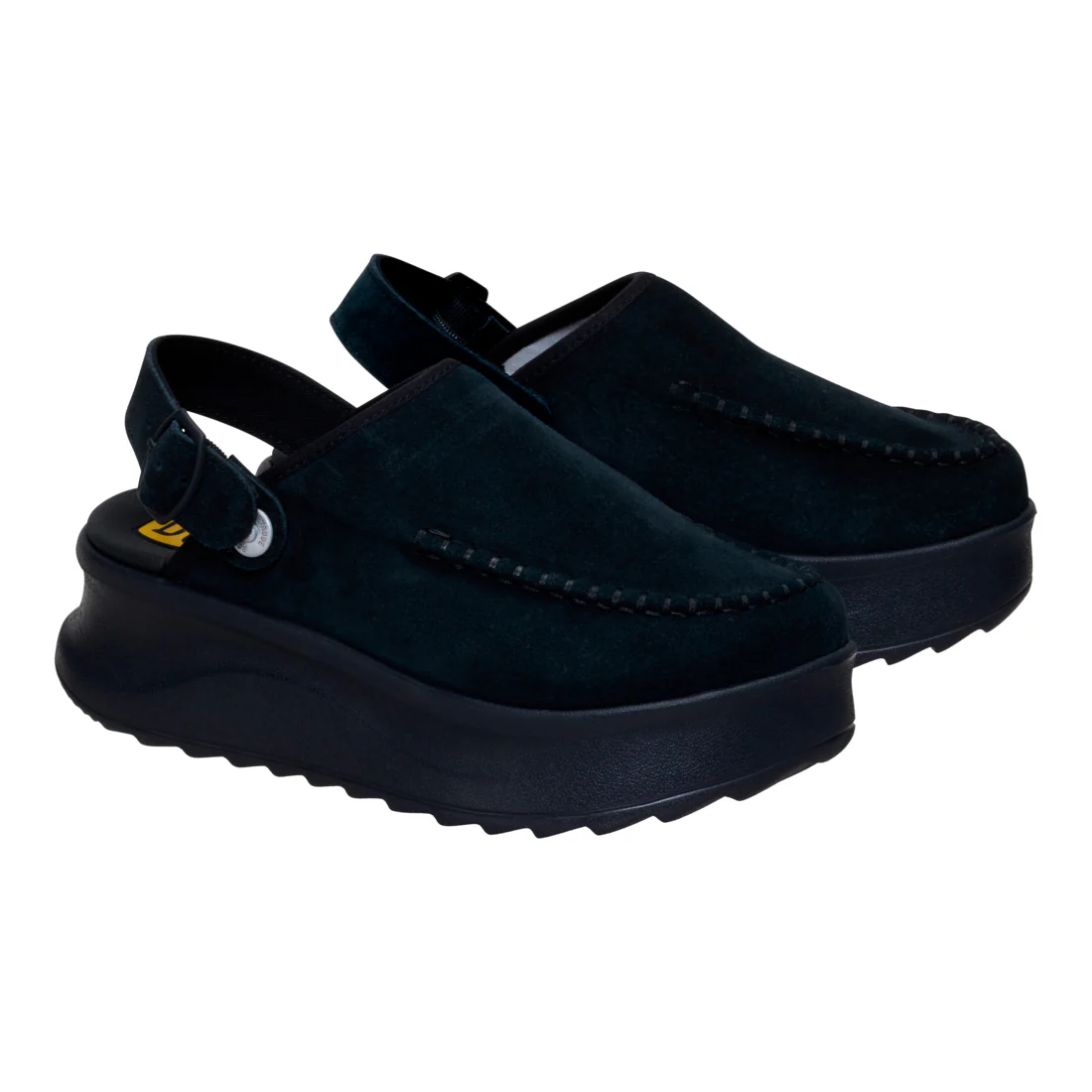 DELRAY CLOG SUEDE BLACK - Image 3