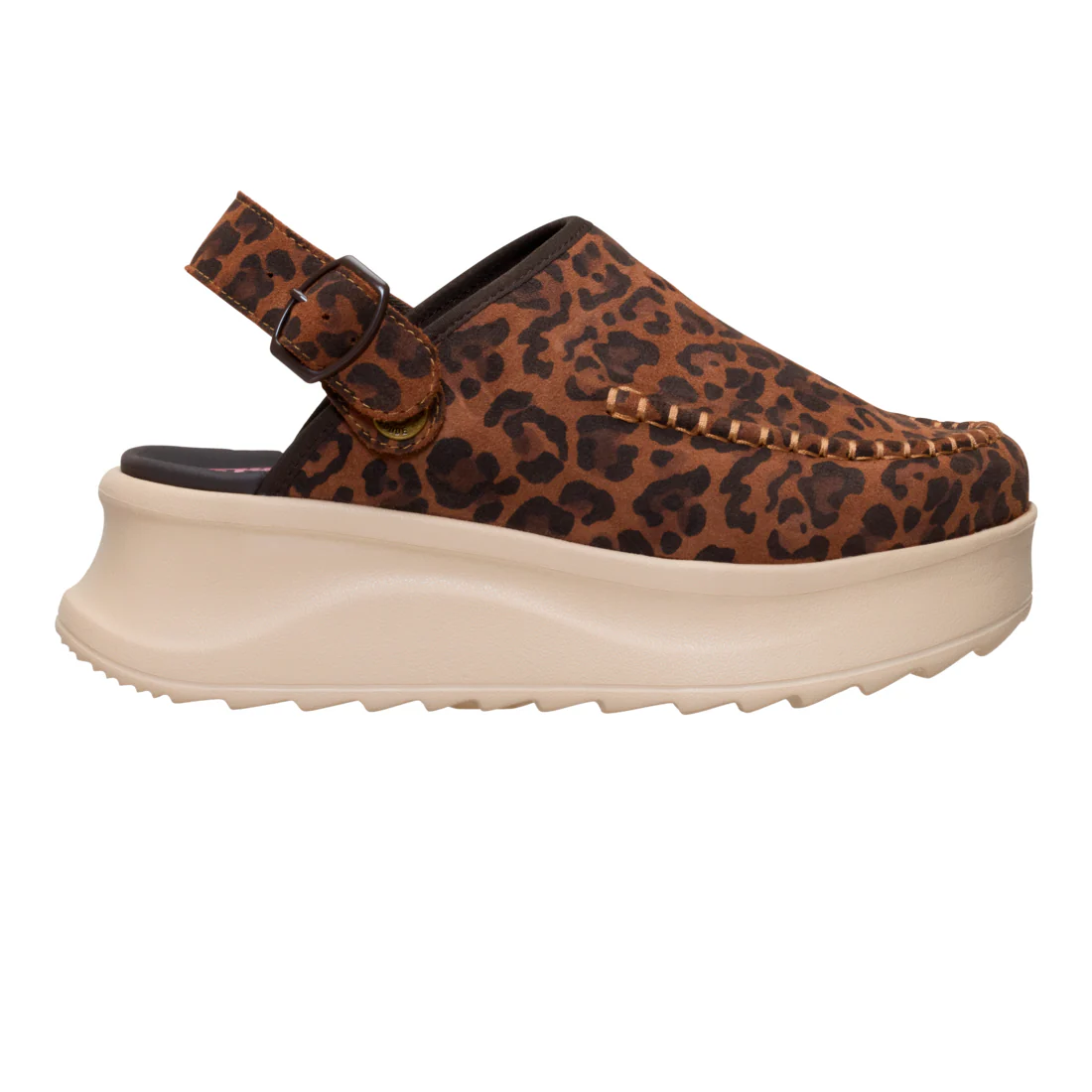DELRAY CLOG SUEDE BROWN LEOPARD - Image 3