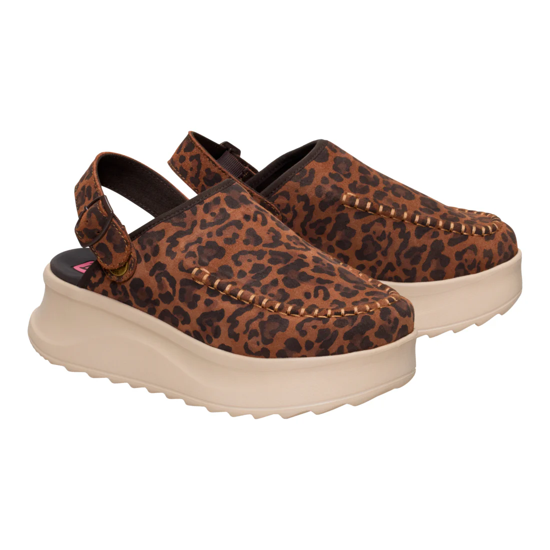 DELRAY CLOG SUEDE BROWN LEOPARD - Image 4