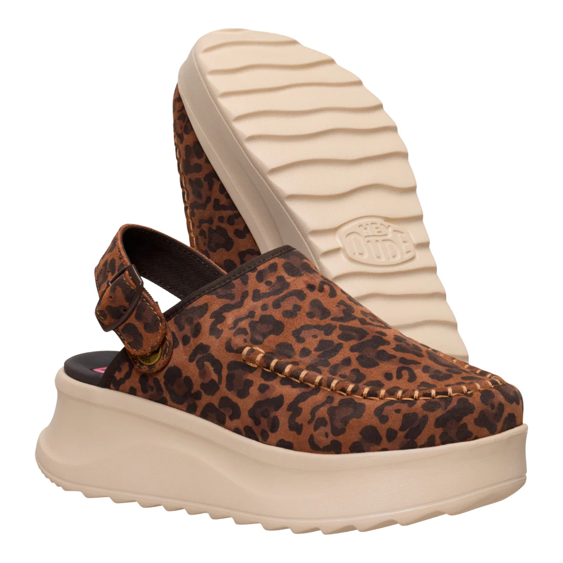 DELRAY CLOG SUEDE BROWN LEOPARD - Image 5