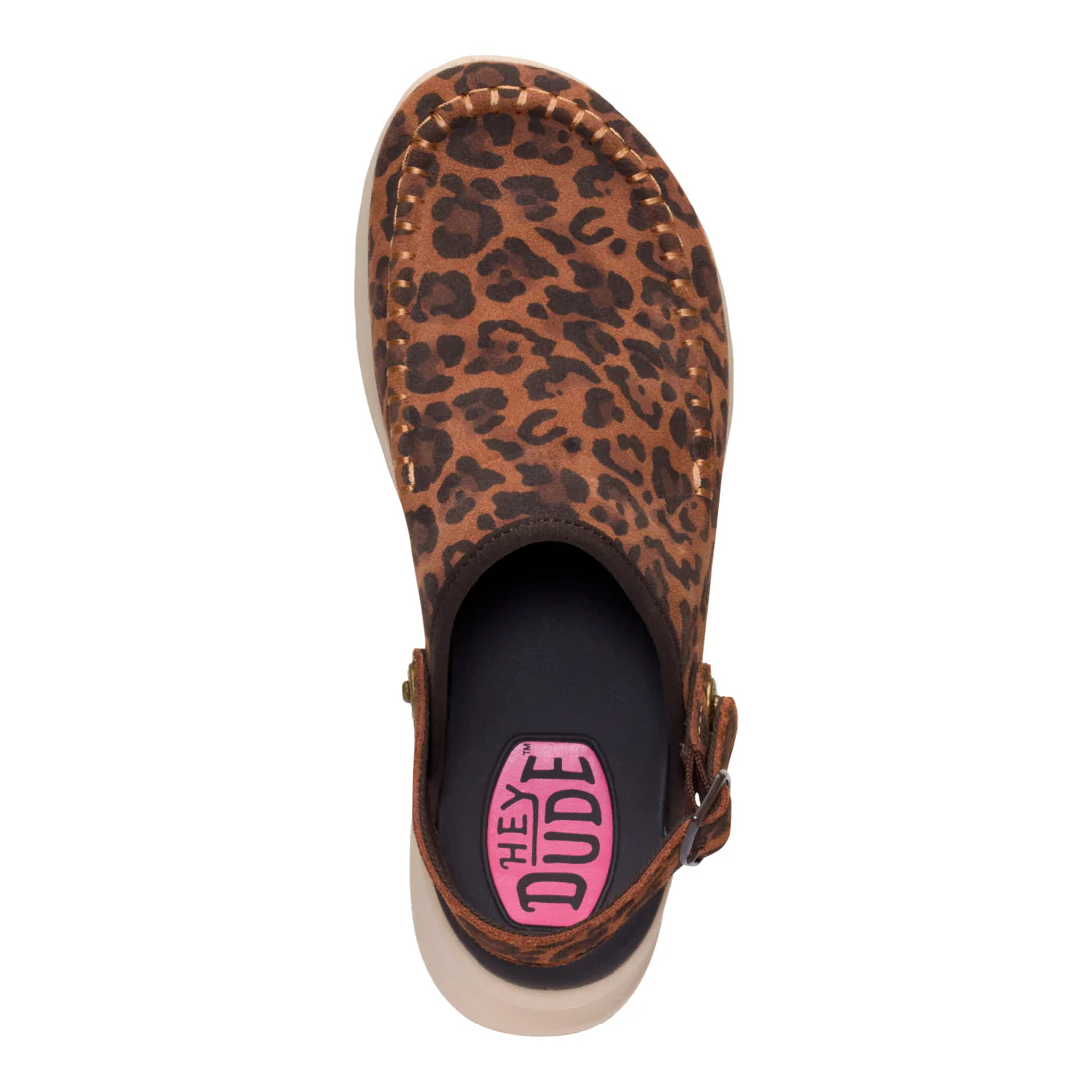 DELRAY CLOG SUEDE BROWN LEOPARD - Image 8