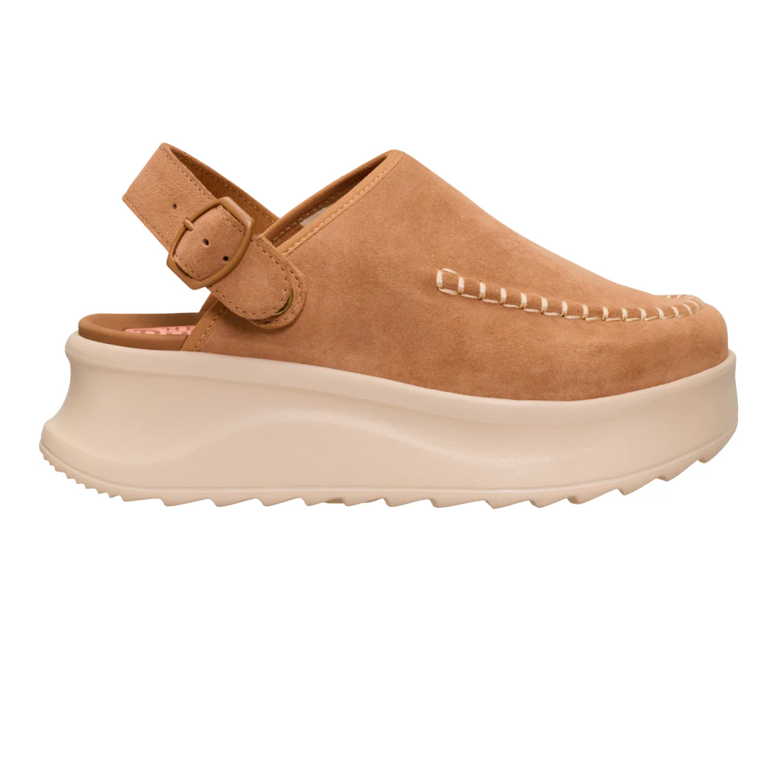 DELRAY CLOG SUEDE TAN - Image 3
