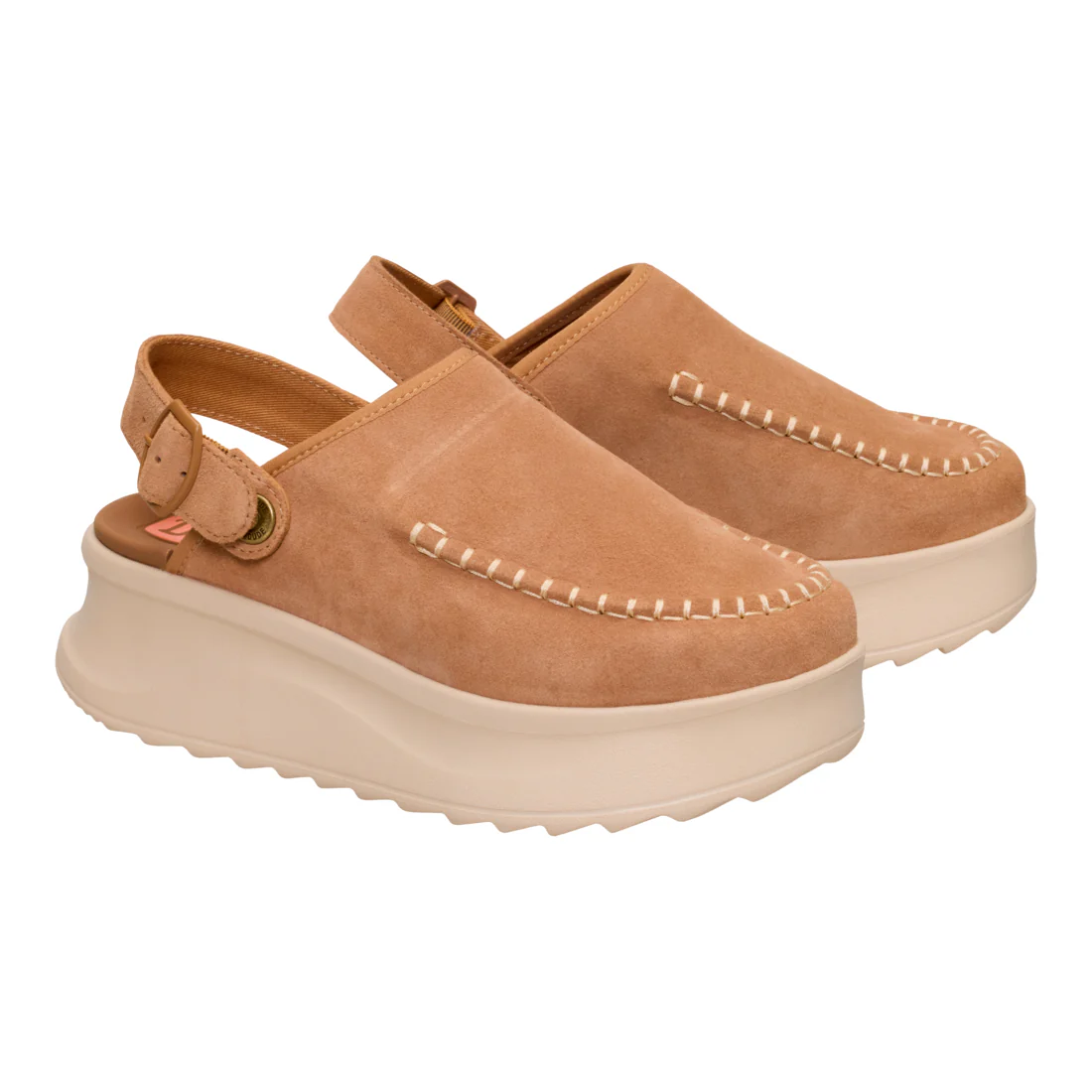 DELRAY CLOG SUEDE TAN - Image 4
