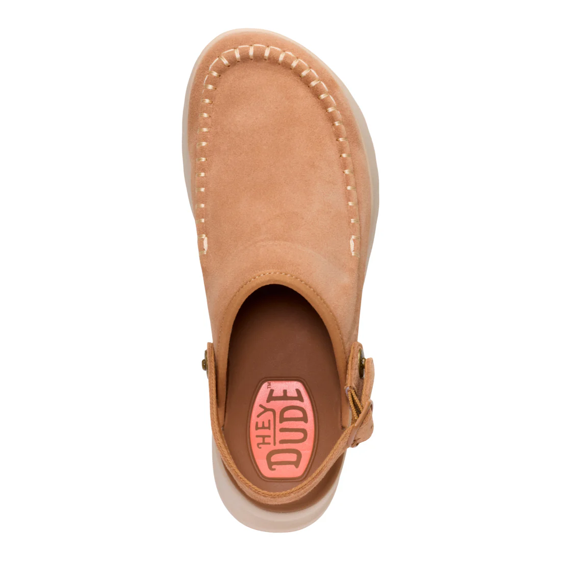 DELRAY CLOG SUEDE TAN - Image 8