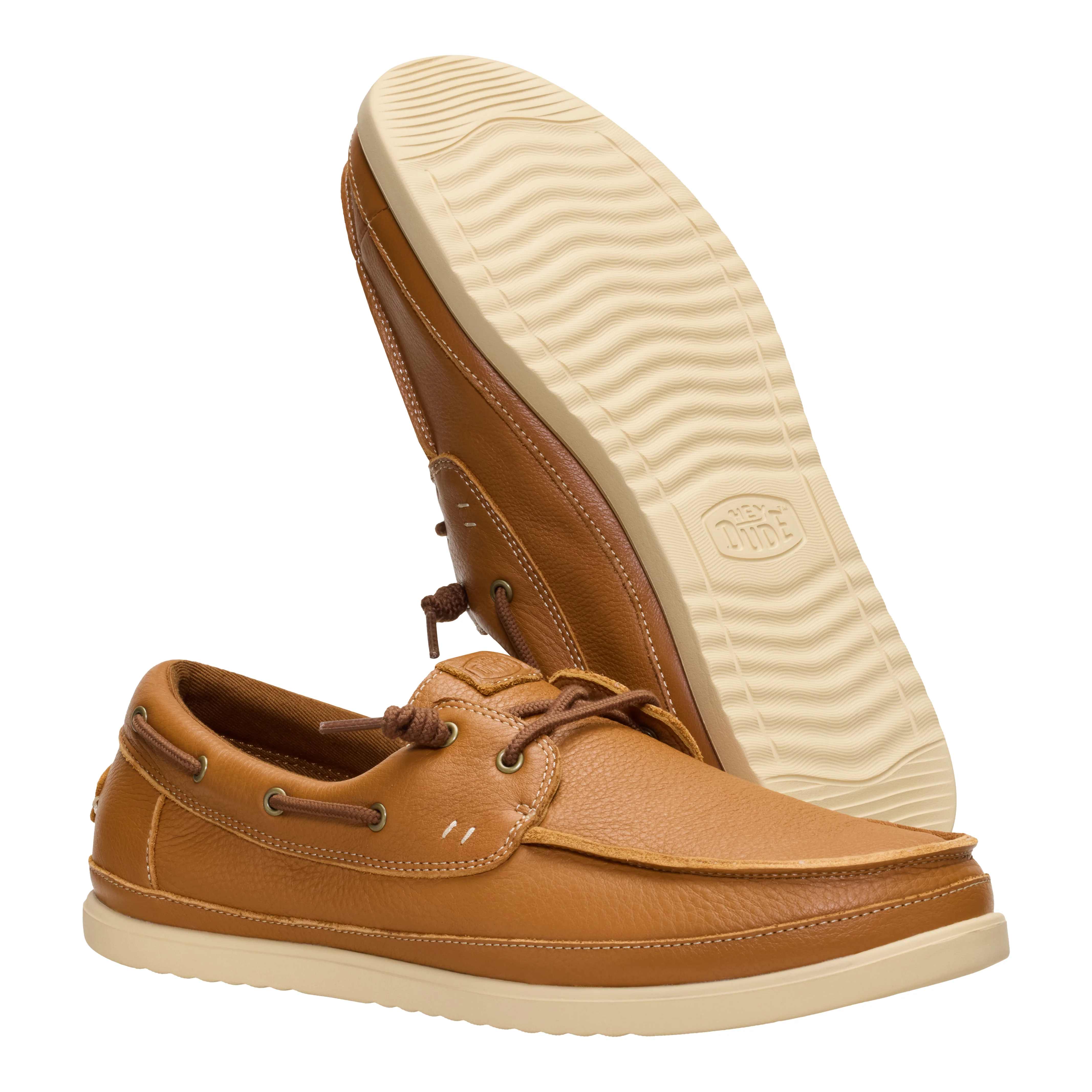 HARBOR LO CRAFT LEATHER CASHEW/ROBE BROWN - Image 5