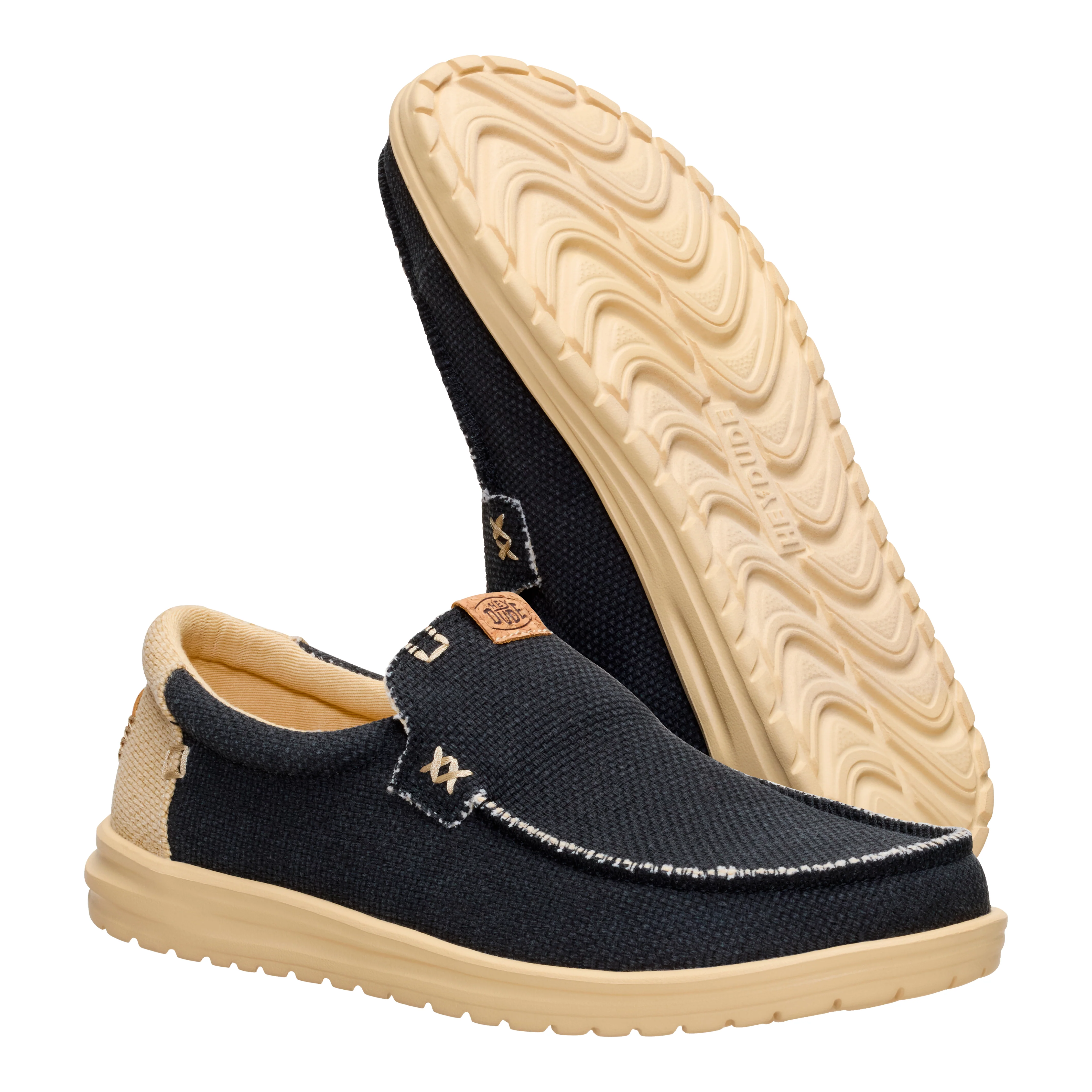 MIKKA BRAIDED BLACK/BOULDER TAN - Image 4