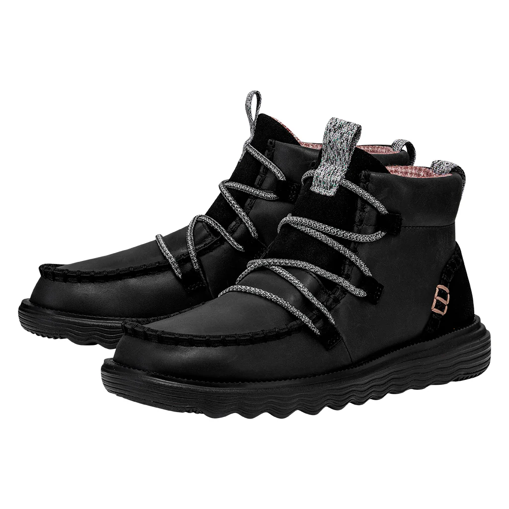 REYES BOOT LEATHER BLACK/BLACK - Image 3