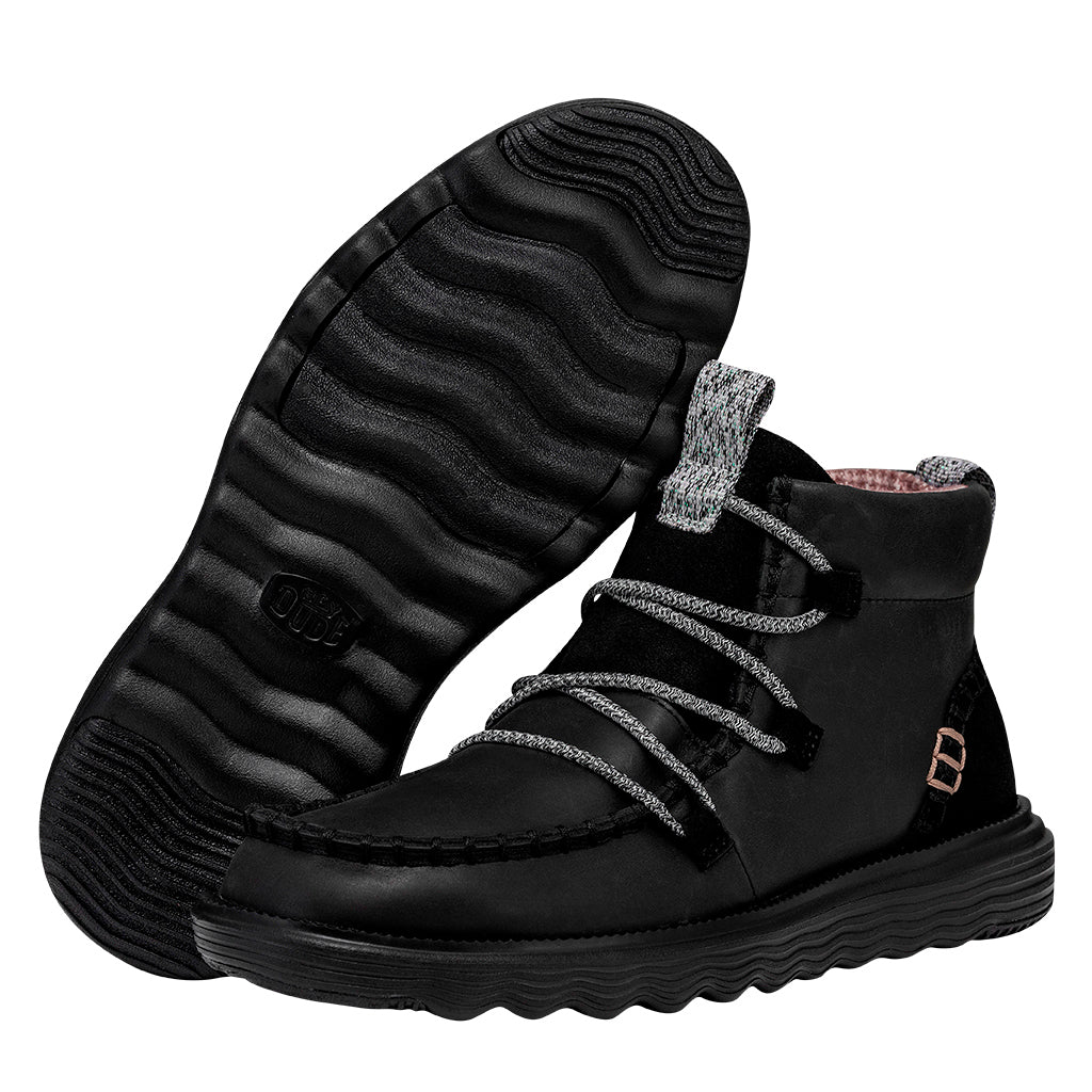REYES BOOT LEATHER BLACK/BLACK - Image 4