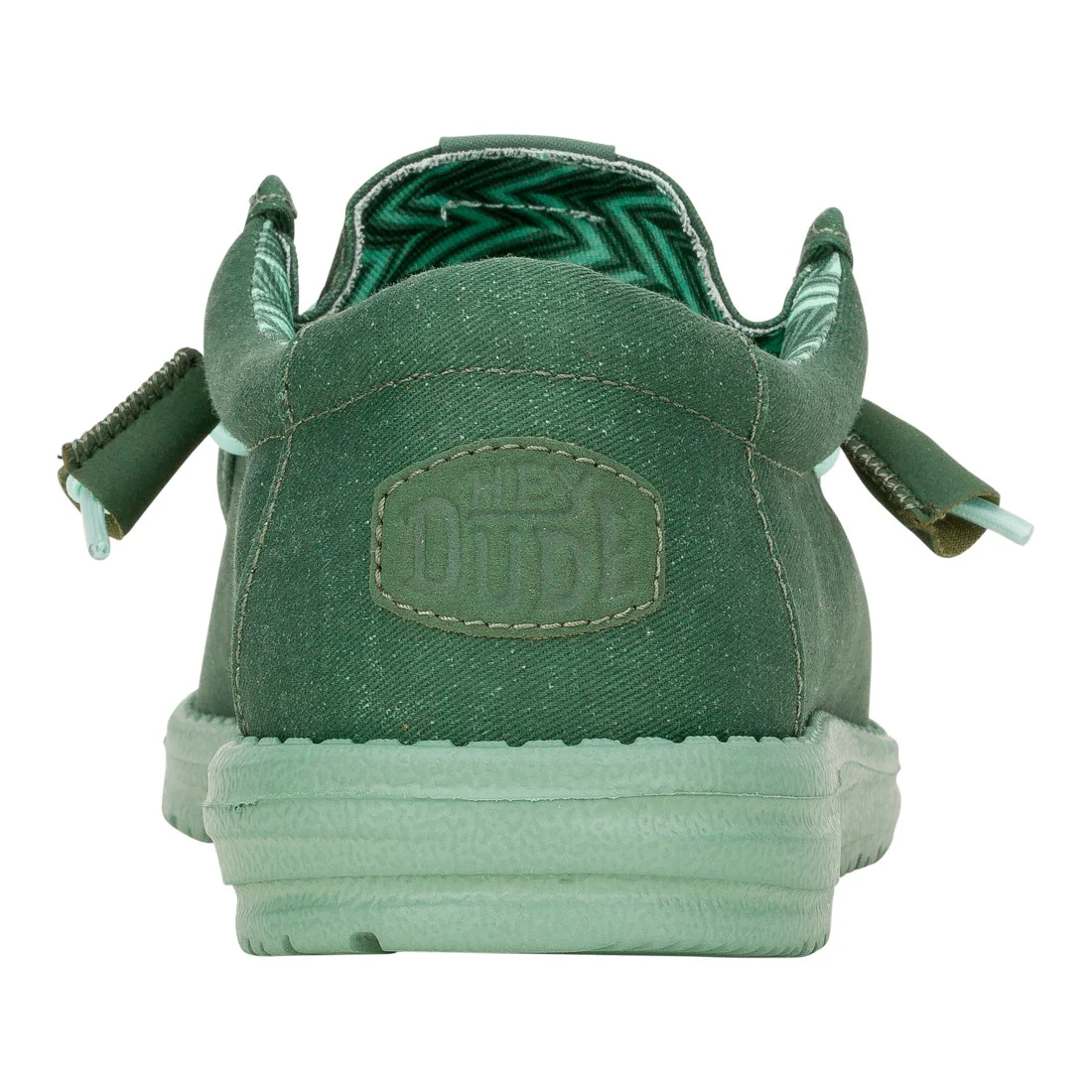 WALLY STRETCH CANVAS DUCK GREEN/ICEBERG GREEN - Image 6