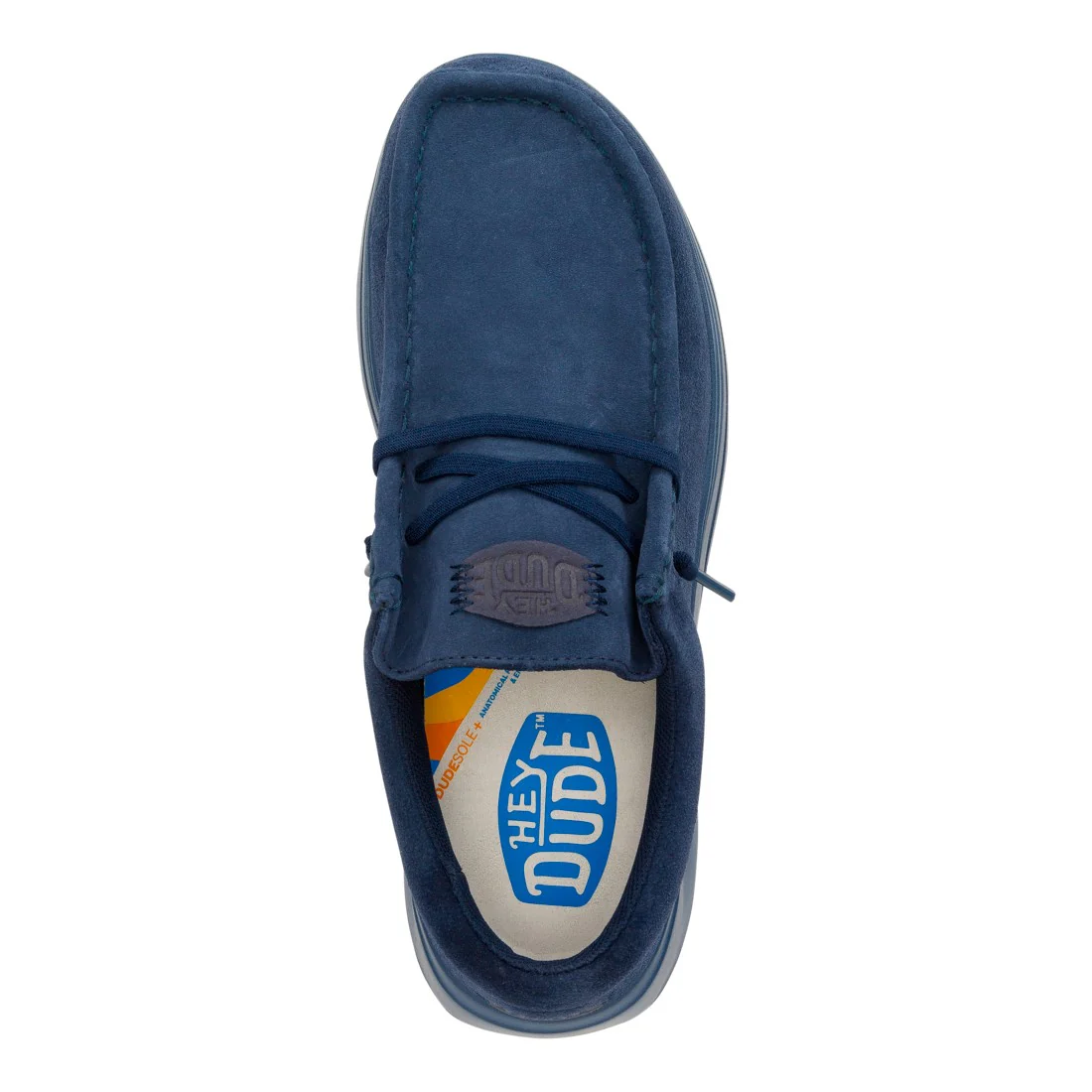 WALLY COMF SUEDE NAVY BLAZER/SARGASSO BLUE - Image 6