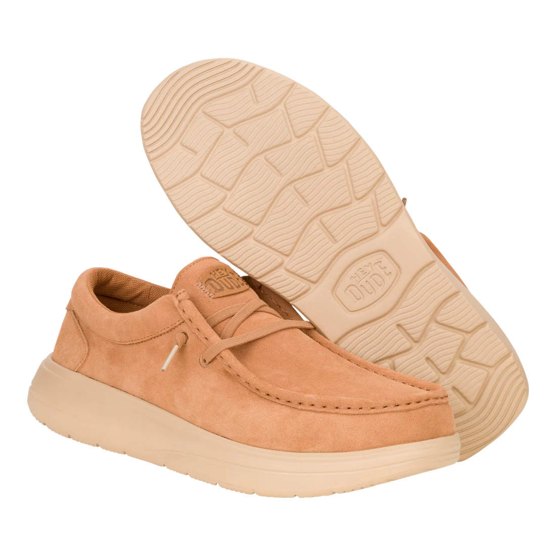 WALLY COMF SUEDE TOBACCO BROWN/IRISH CREAM - Image 4
