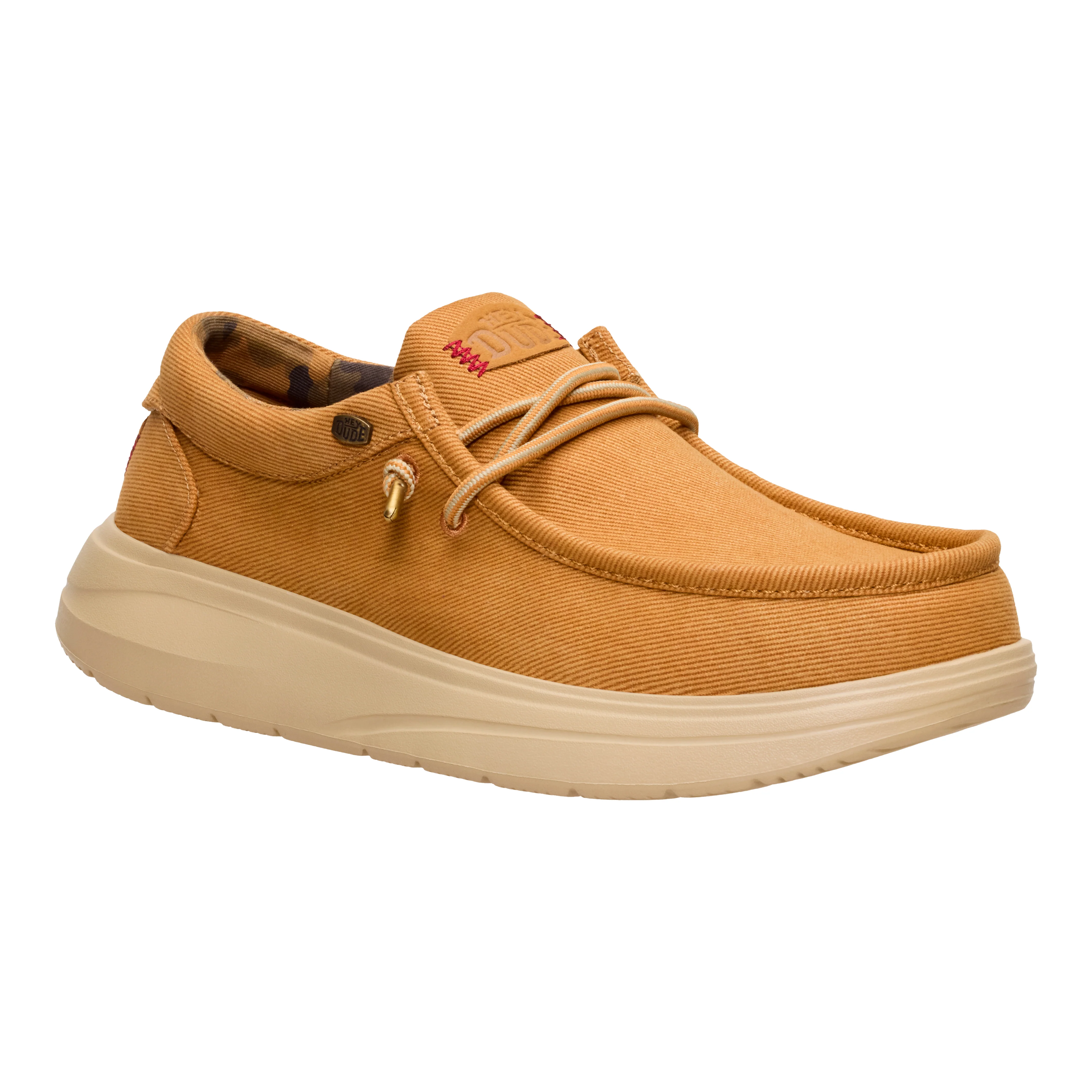 WALLY COMF WORN TWILL BONE BROWN/OLIVE GREY - Image 3