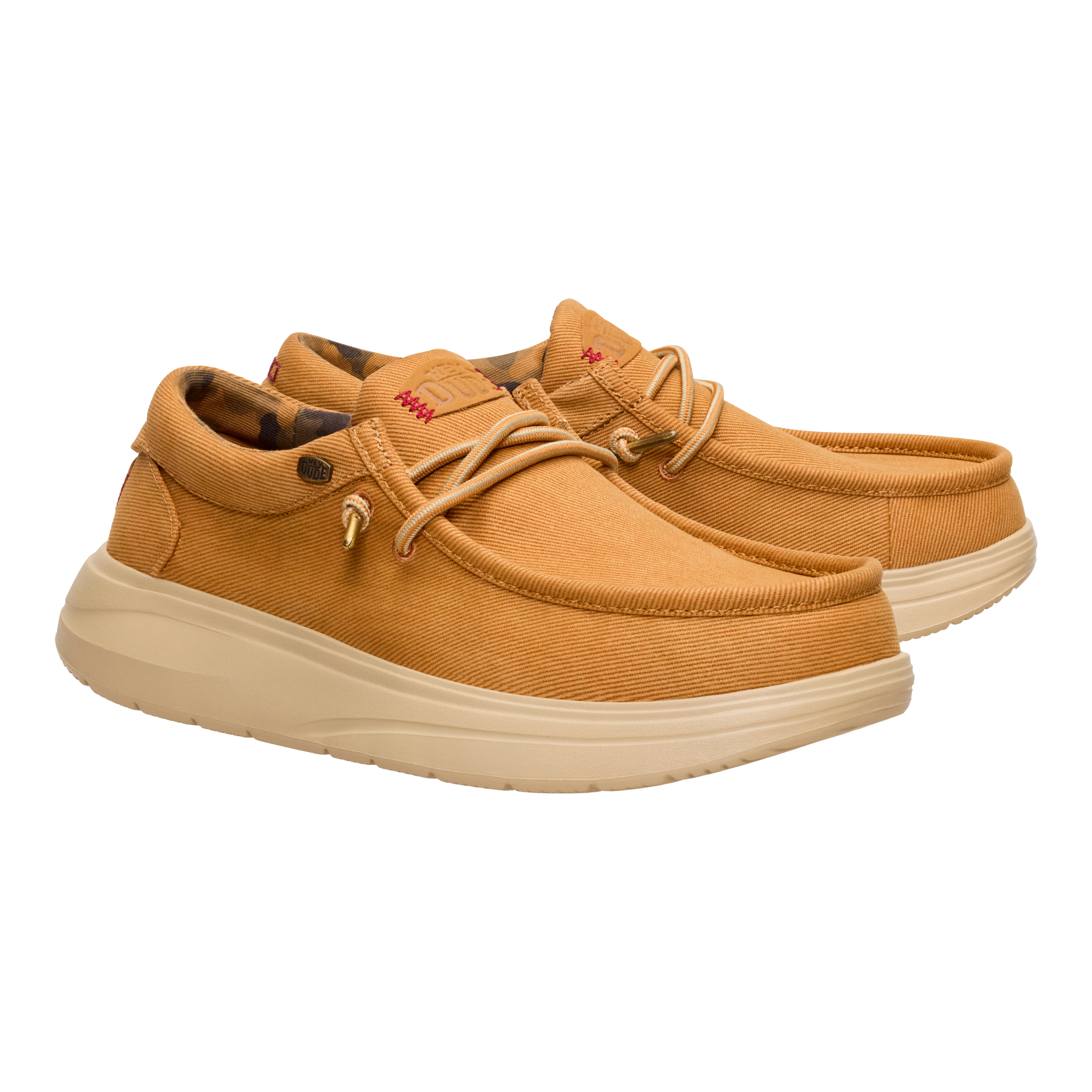 WALLY COMF WORN TWILL BONE BROWN/OLIVE GREY - Image 4