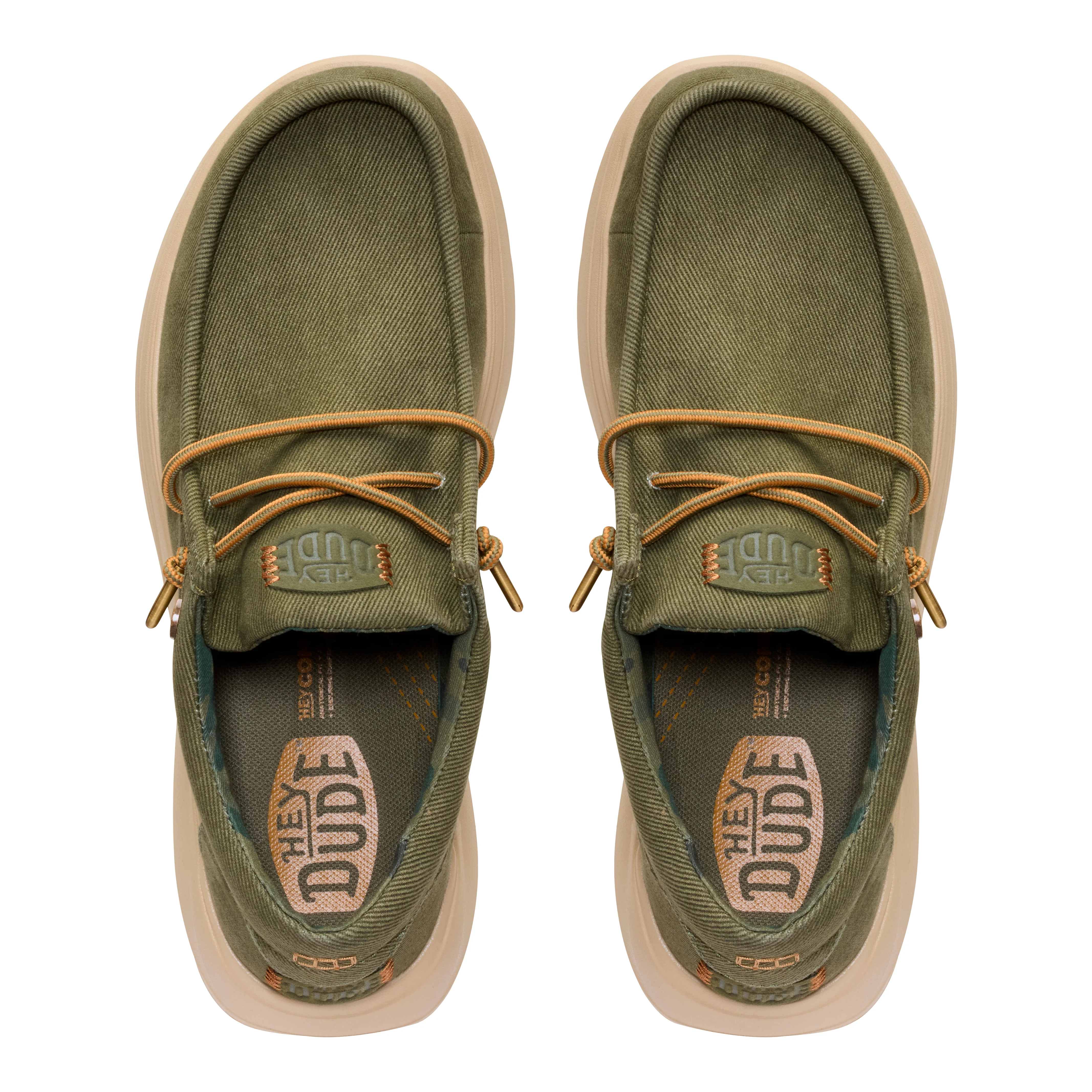 WALLY COMF WORN TWILL BURNT OLIVE/BOULDER TAN - Image 9