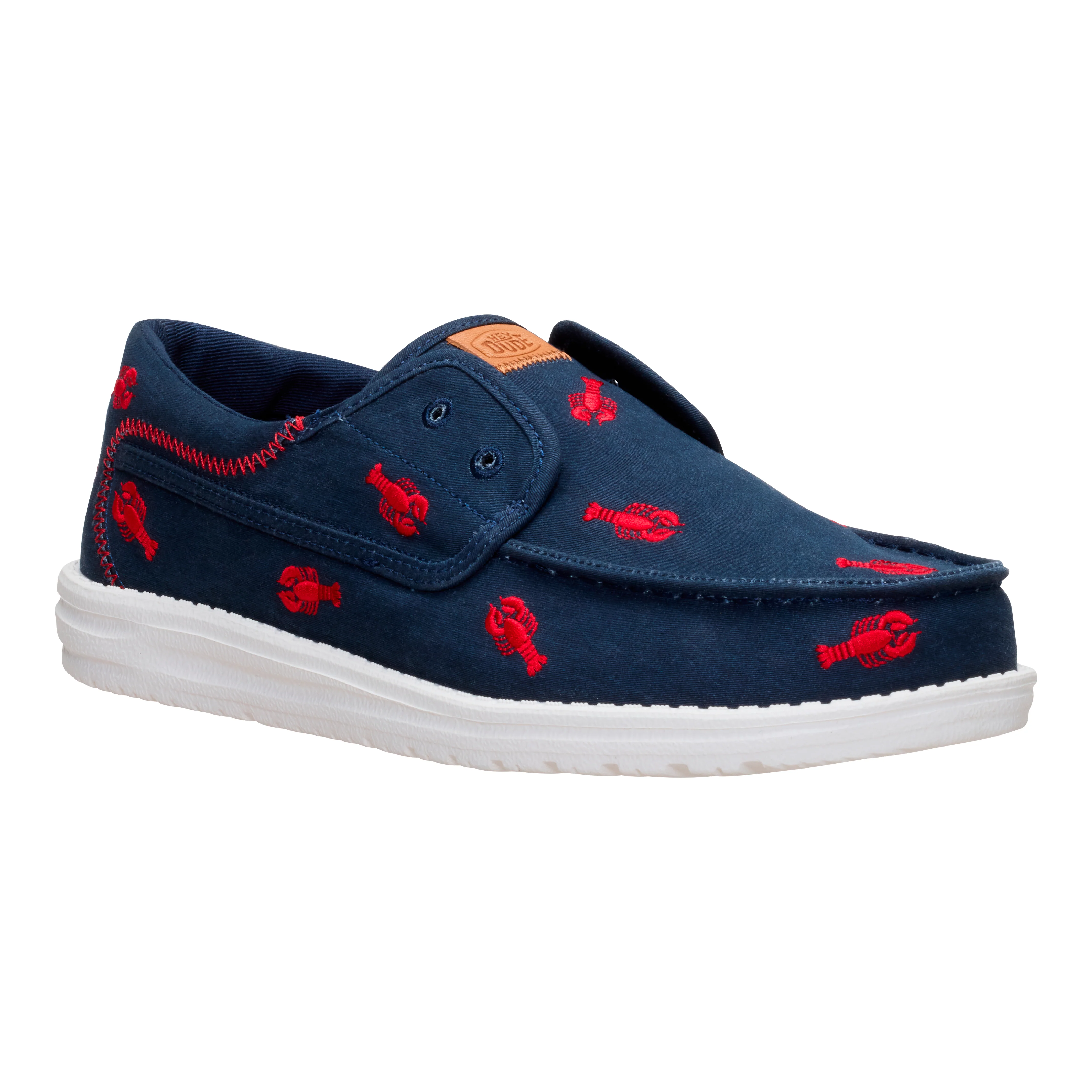 WALLY CRU EMBROIDERED NAVY/RED - Image 3