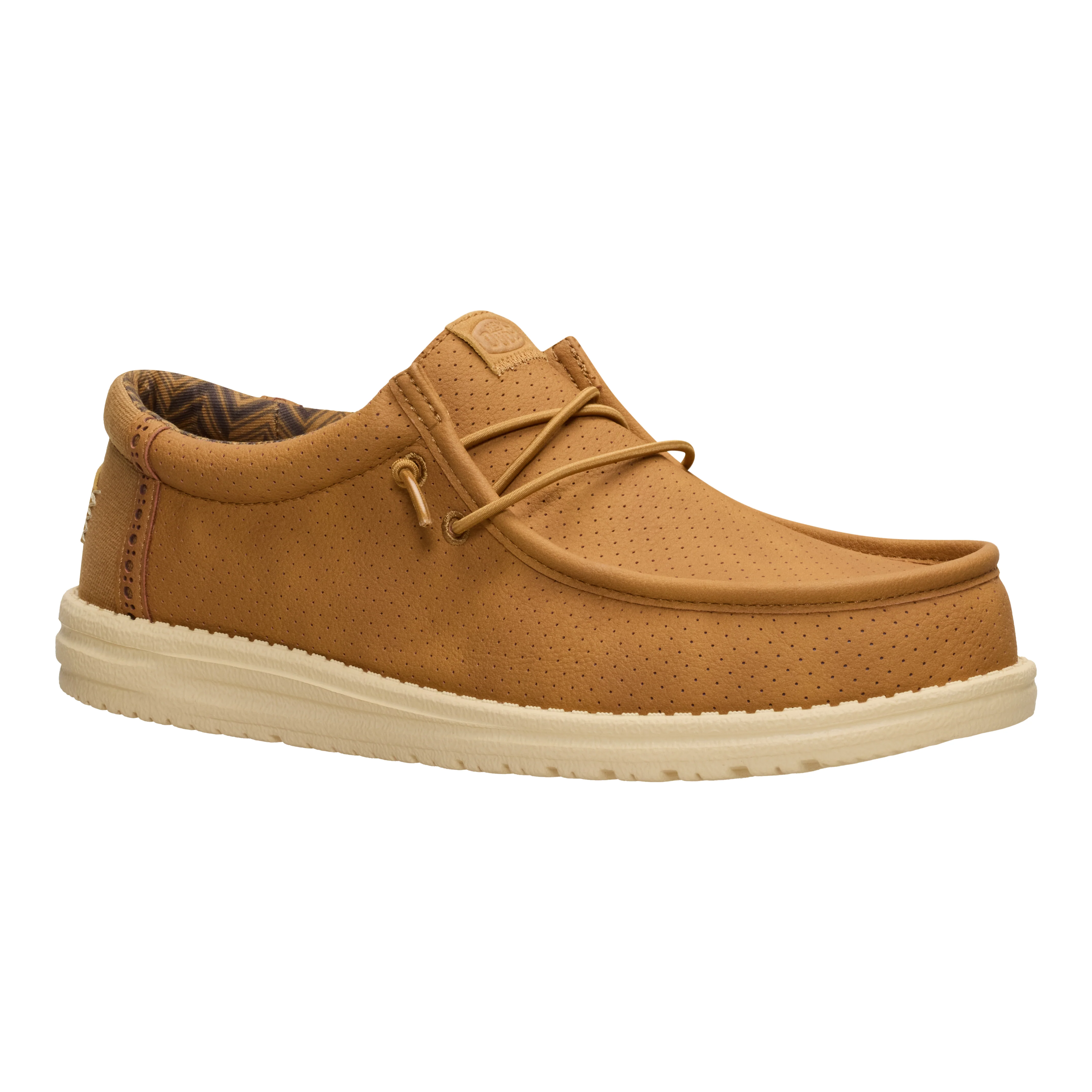 WALLY PERF CLASSIC FLANNEL BONE BROWN/BOULDER TAN - Image 3