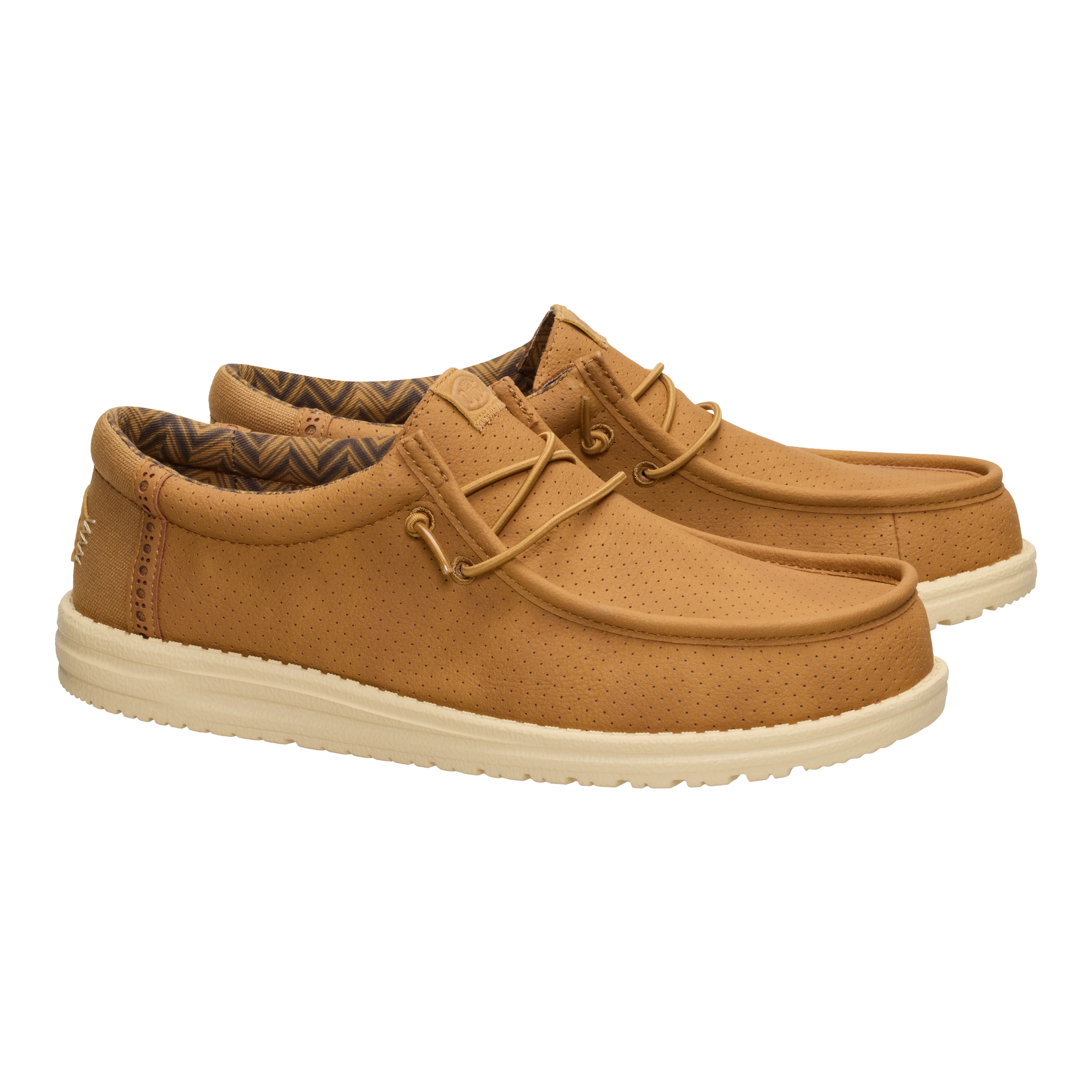 WALLY PERF CLASSIC FLANNEL BONE BROWN/BOULDER TAN - Image 5