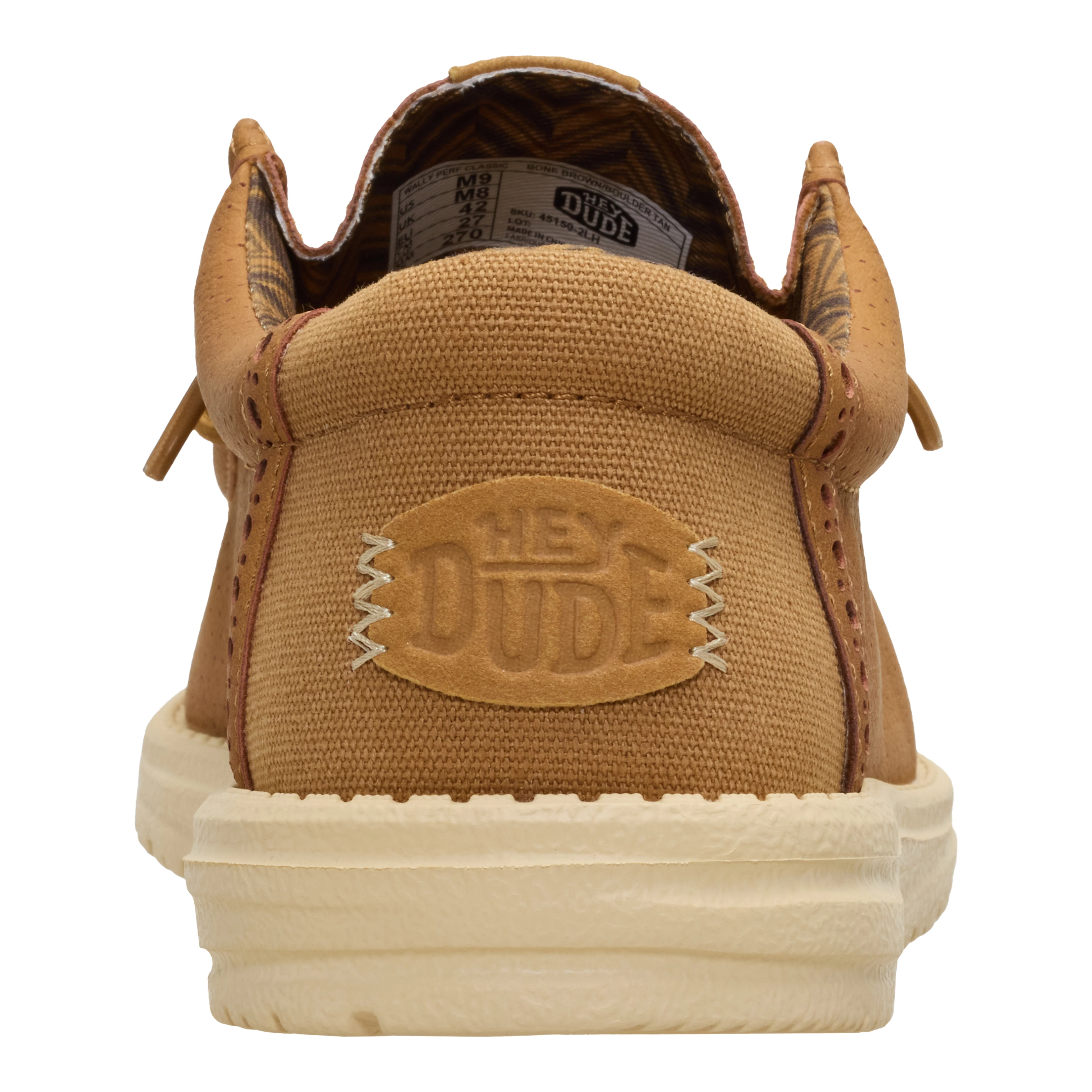 WALLY PERF CLASSIC FLANNEL BONE BROWN/BOULDER TAN - Image 7