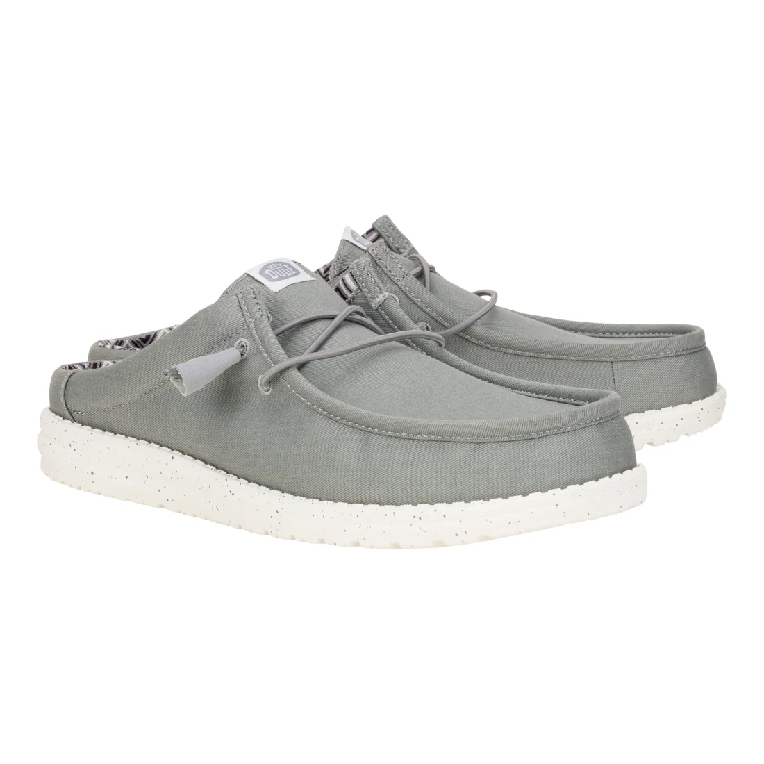 WALLY SLIP CANVAS GREY - Image 3