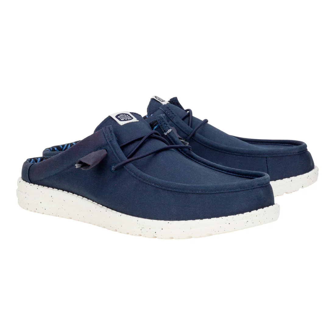 WALLY SLIP CANVAS NAVY - Image 3
