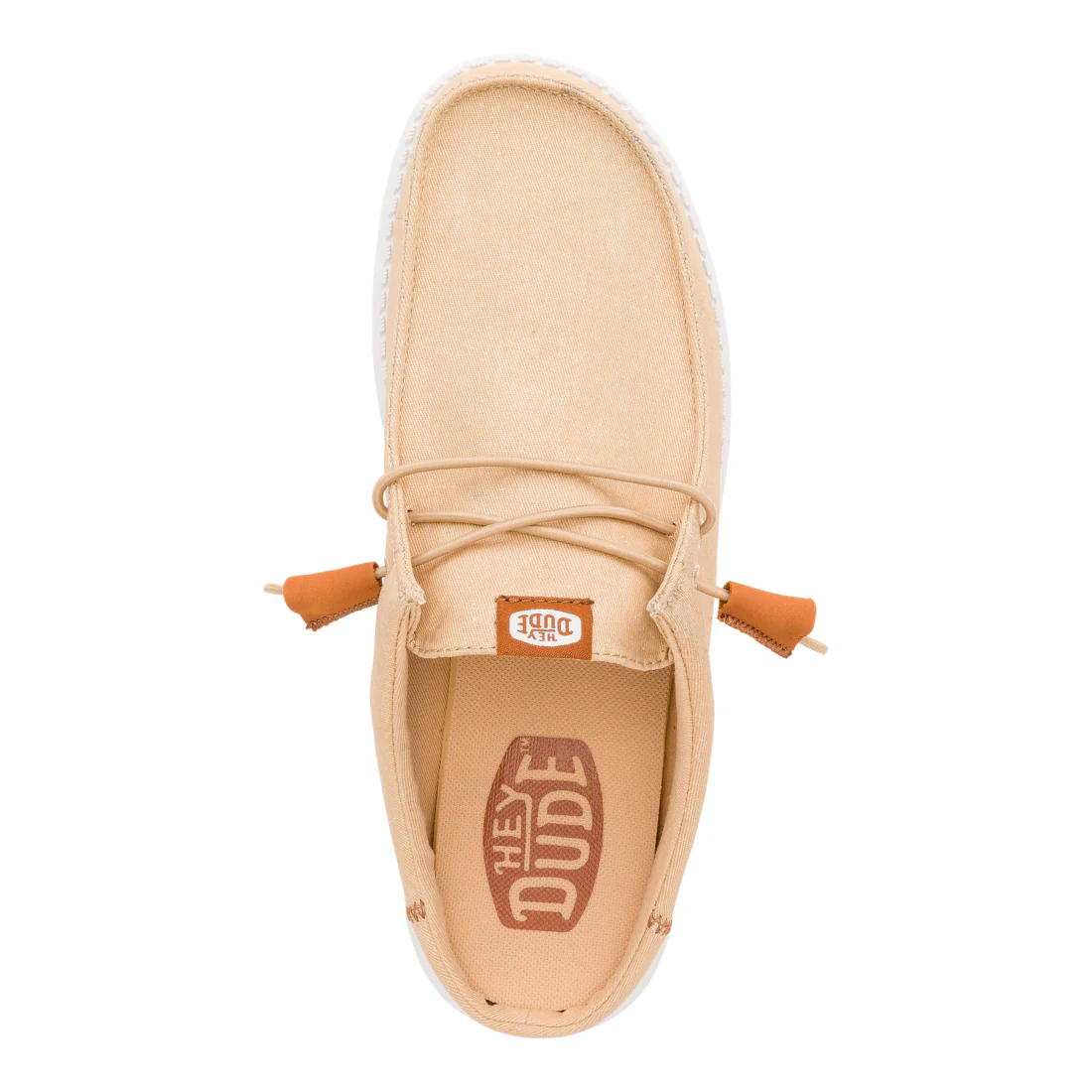 WALLY SLIP CANVAS TAN/WHITE - Image 7