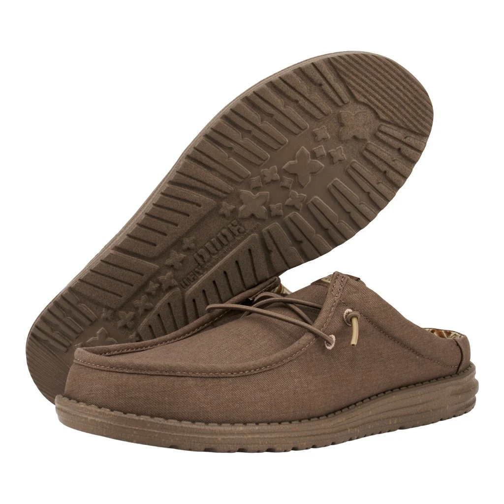 WALLY SLIP CANVAS WALNUT - Image 3