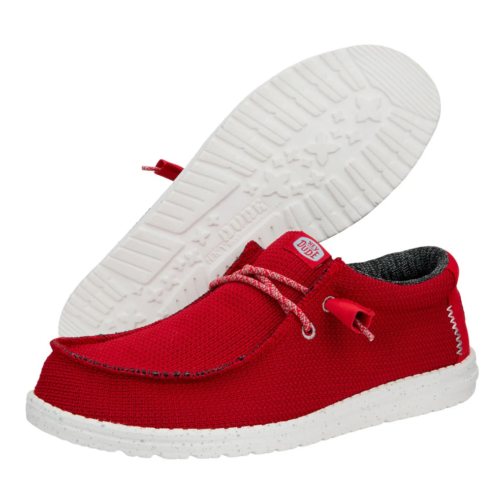 WALLY SPORT MESH DARK RED - Image 3