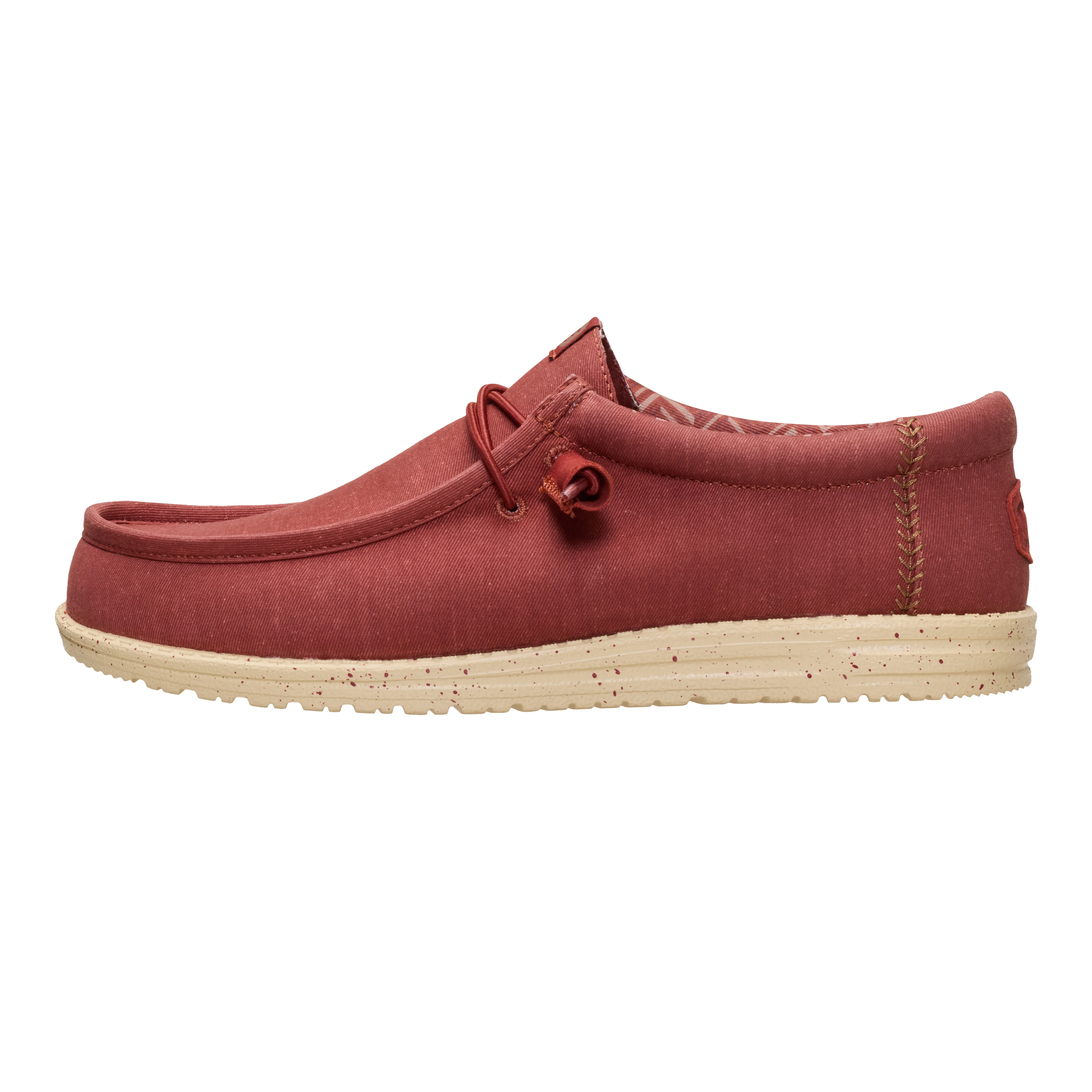 WALLY STRETCH CANVAS BURNT RED/BOULDER TAN