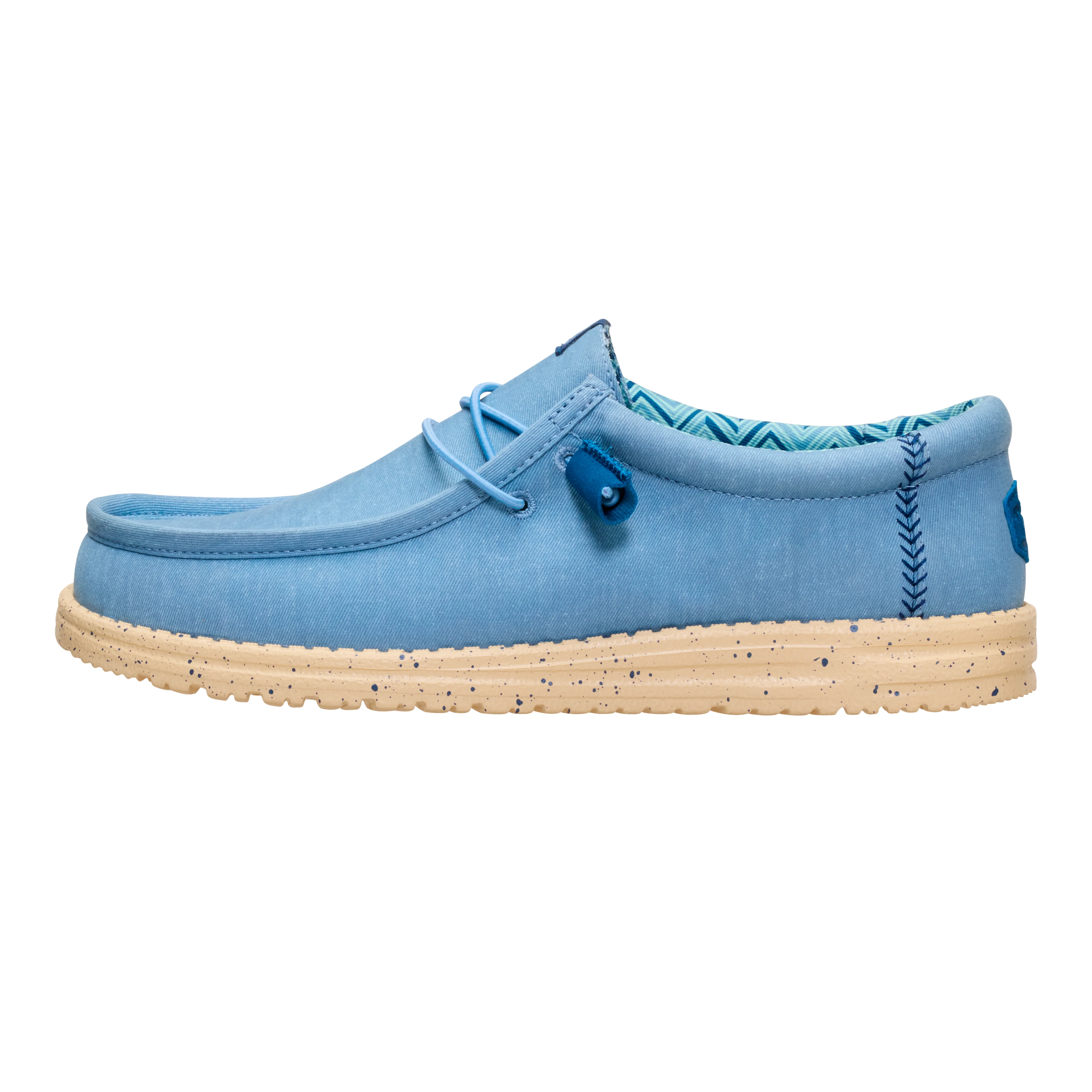 WALLY STRETCH CANVAS FADED DENIM/BOULDER TAN