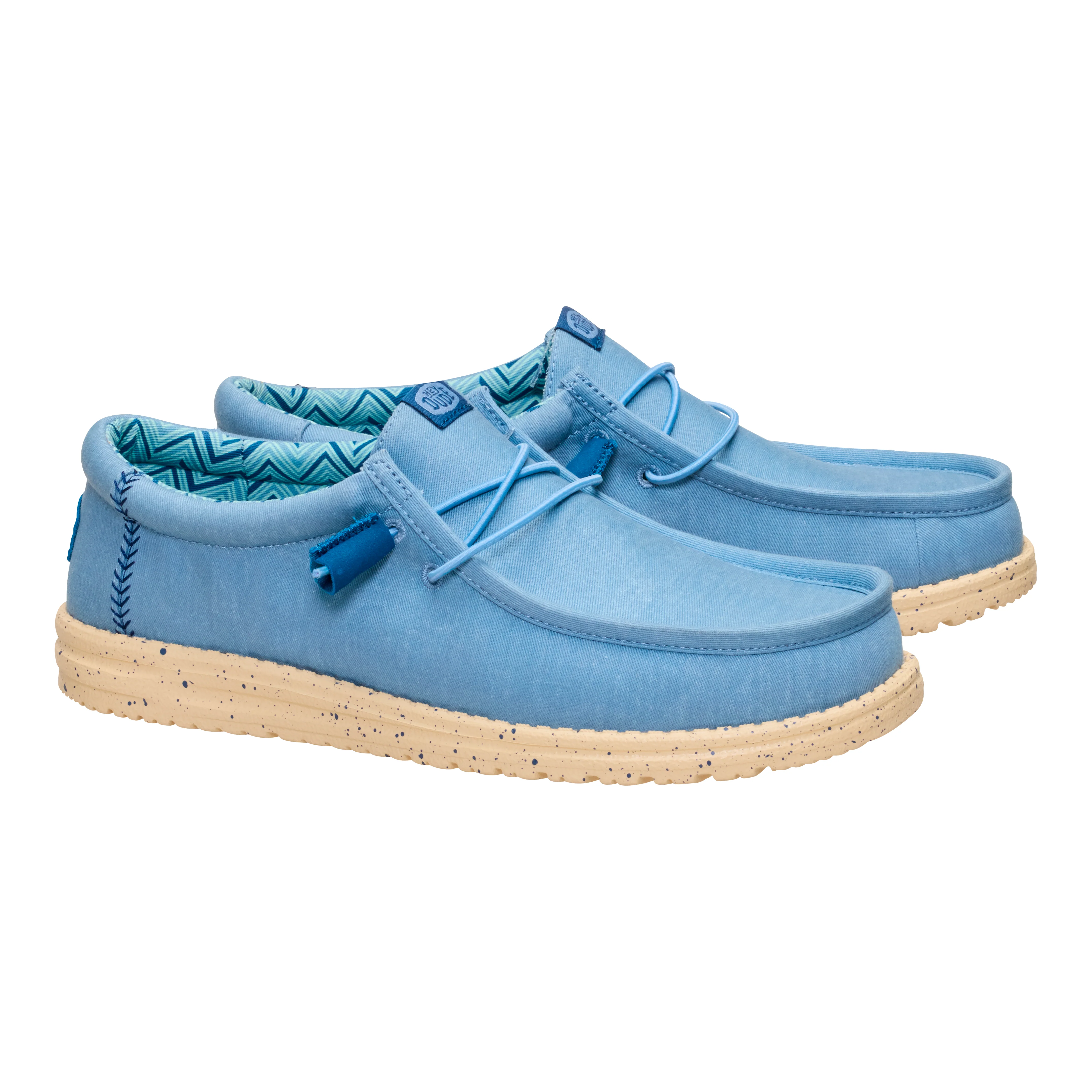 WALLY STRETCH CANVAS FADED DENIM/BOULDER TAN - Image 3