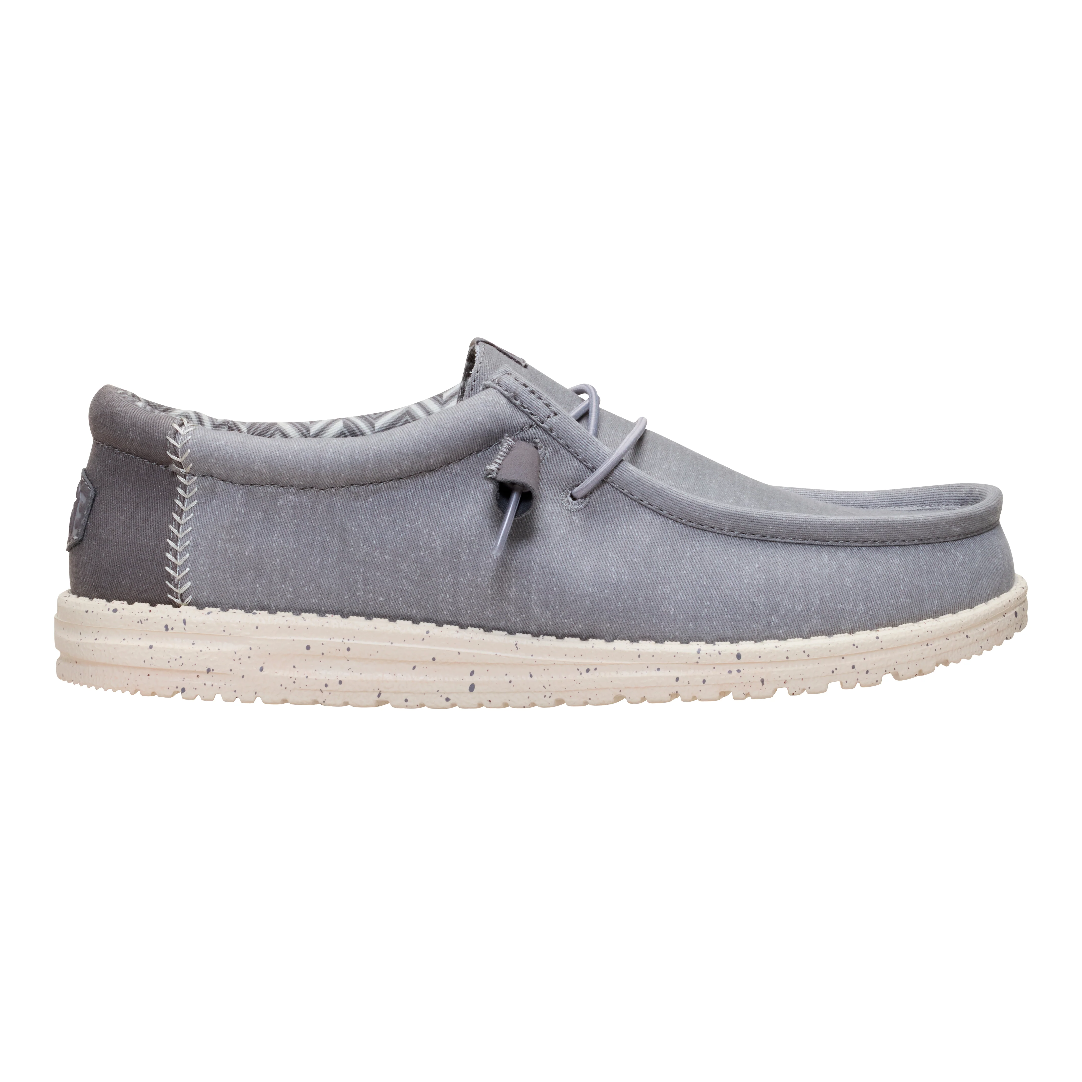 WALLY STRETCH CANVAS FLANNEL GREY/BONE WHITE - Image 2