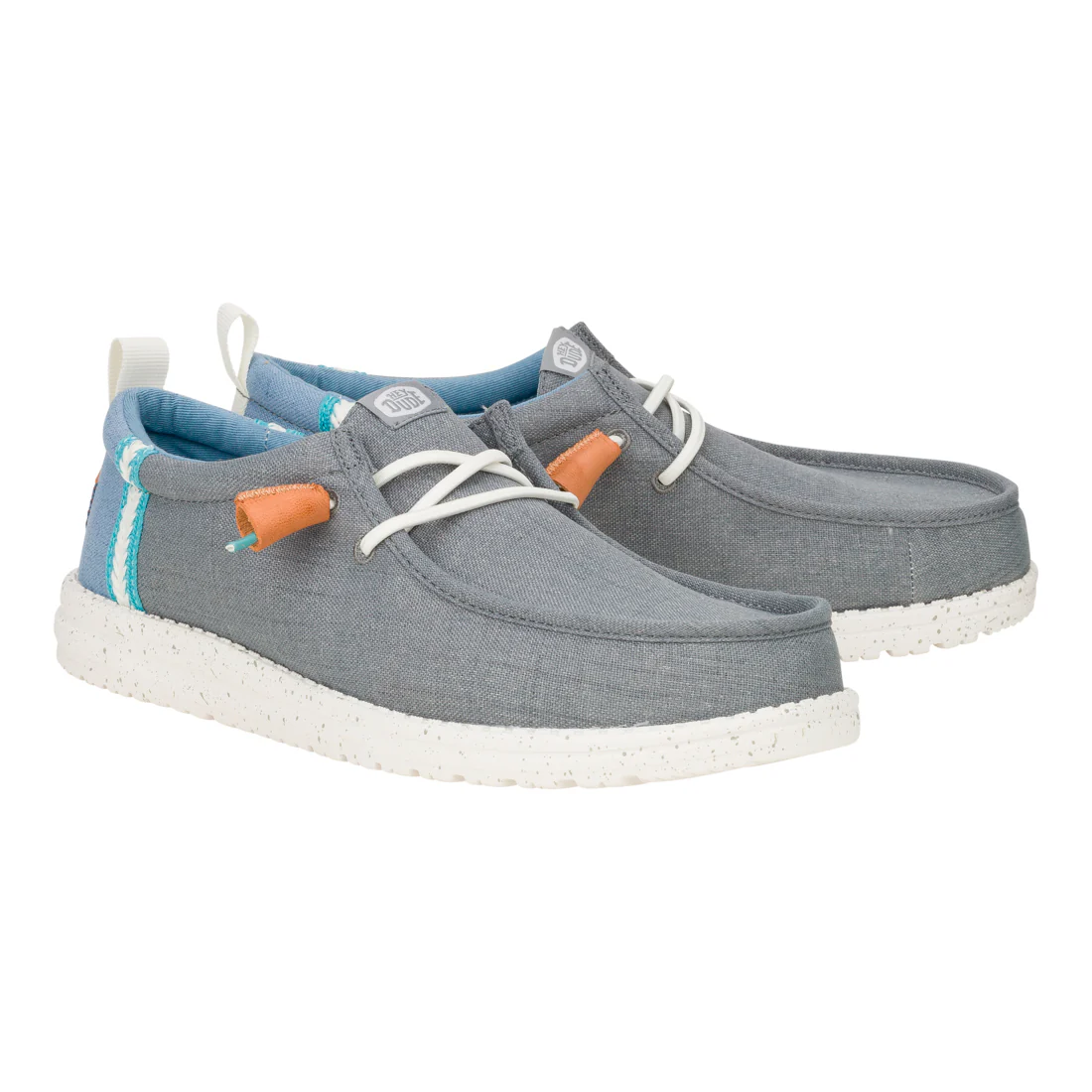 WALLY SUMMER LINEN MONUMENT GREY/FADED DENIM - Image 4