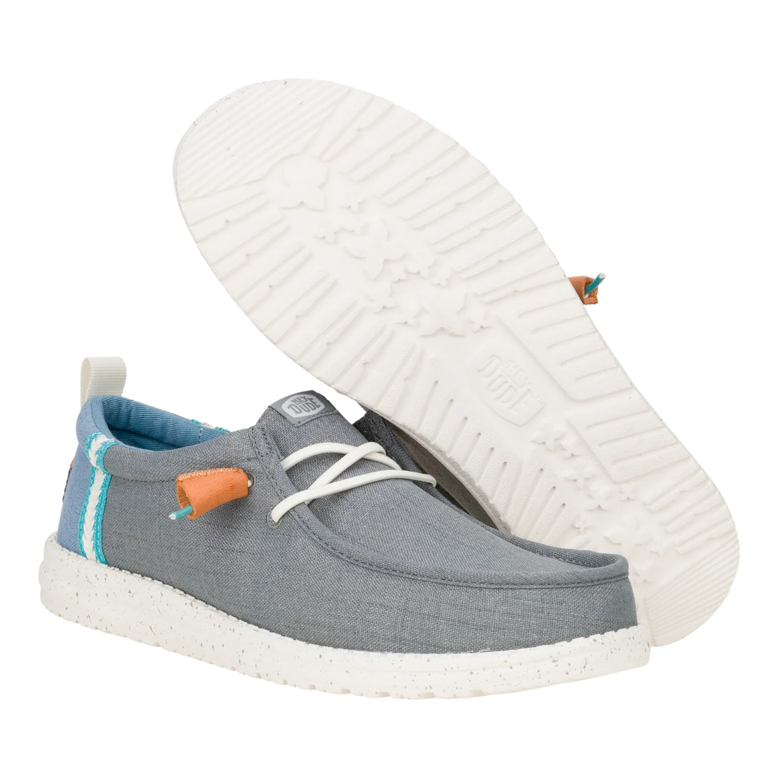 WALLY SUMMER LINEN MONUMENT GREY/FADED DENIM - Image 5