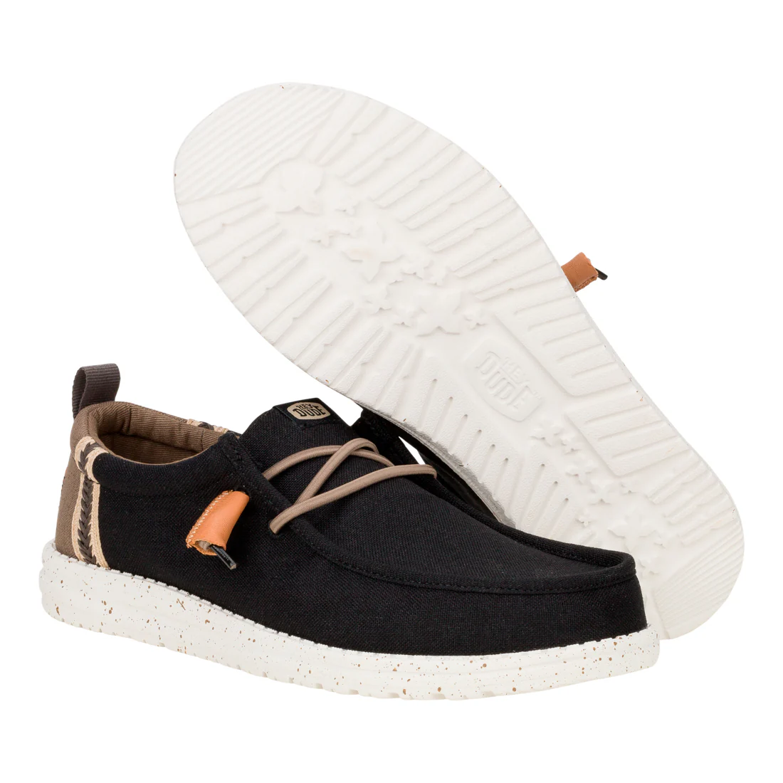 WALLY SUMMER LINEN BLACK/WALNUT - Image 4