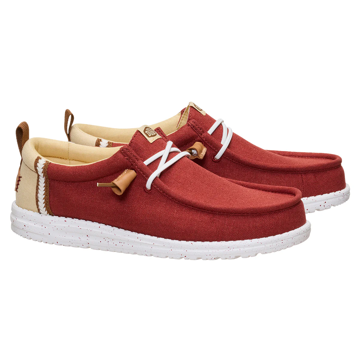 WALLY SUMMER LINEN BURNT RED/MULTI - Image 4