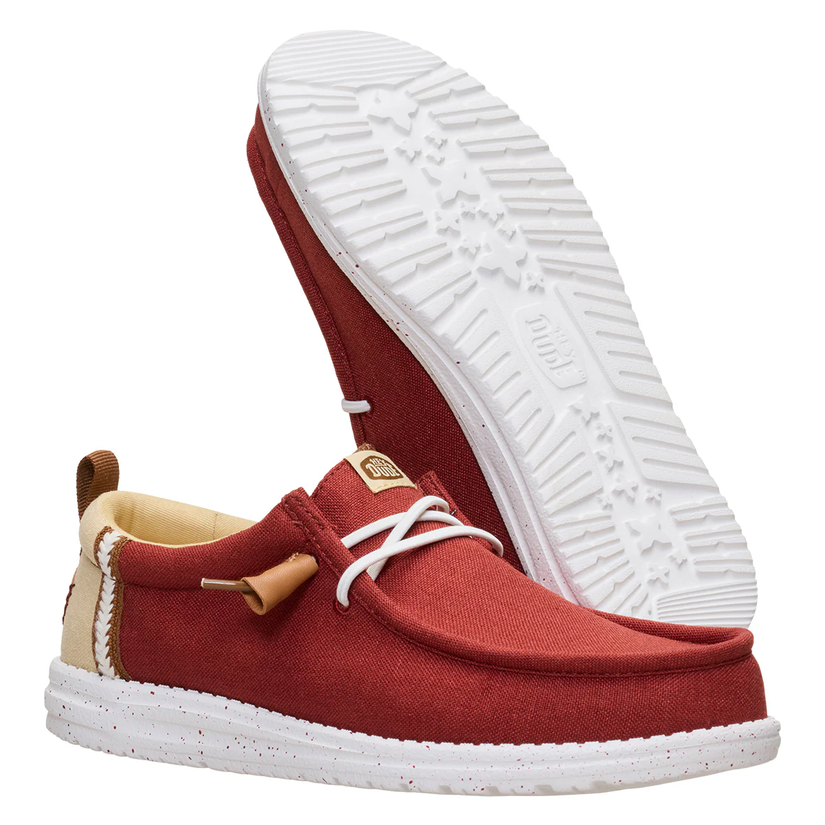 WALLY SUMMER LINEN BURNT RED/MULTI - Image 5