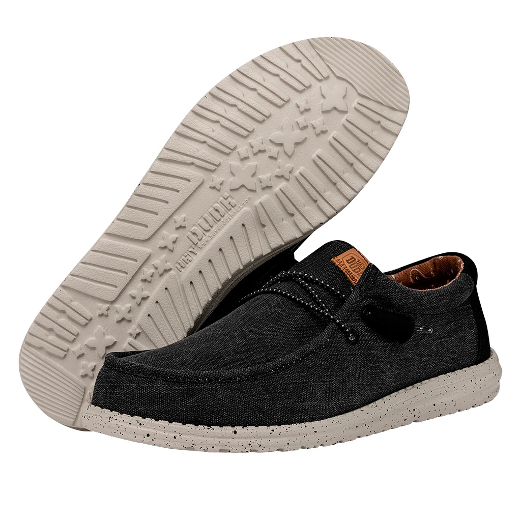 WALLY WASHED CANVAS BLACK - Image 4