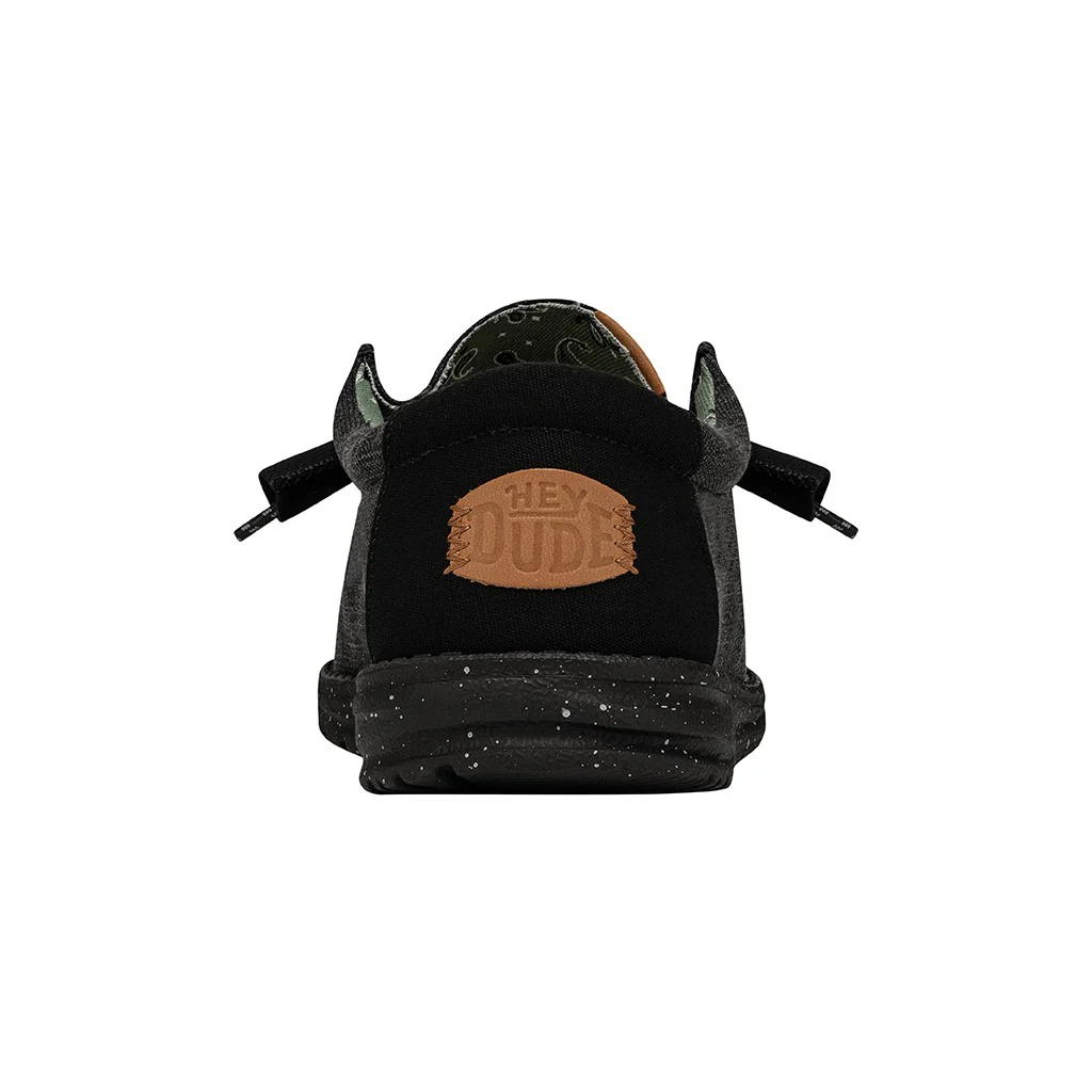WALLY WASHED CANVAS BLACK BLACK - Image 5