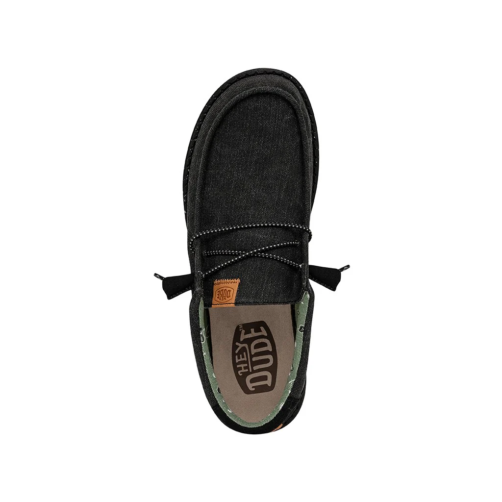 WALLY WASHED CANVAS BLACK BLACK - Image 6