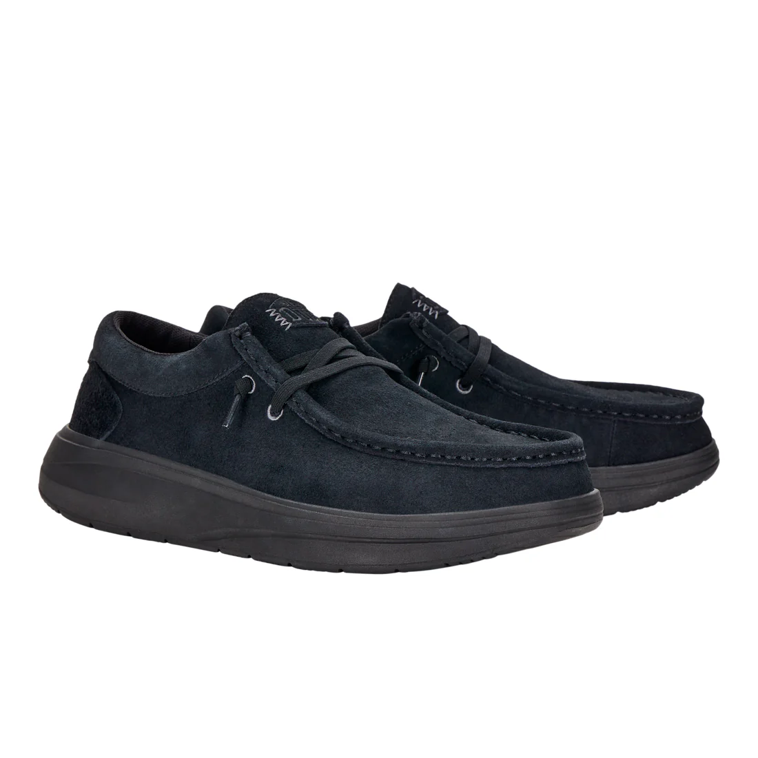 WALLY COMF SUEDE BLACK - Image 4