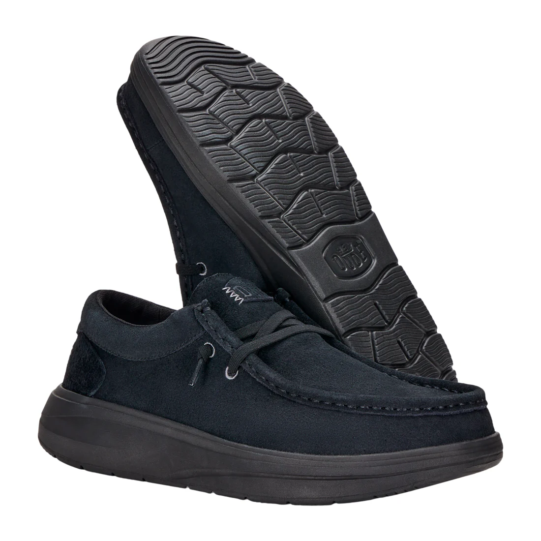 WALLY COMF SUEDE BLACK - Image 5