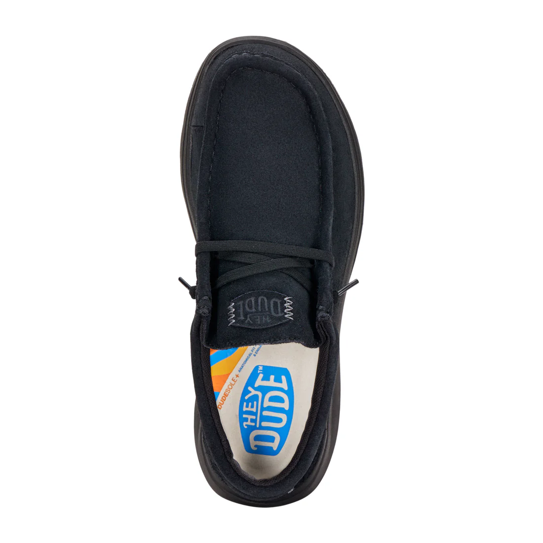 WALLY COMF SUEDE BLACK - Image 8