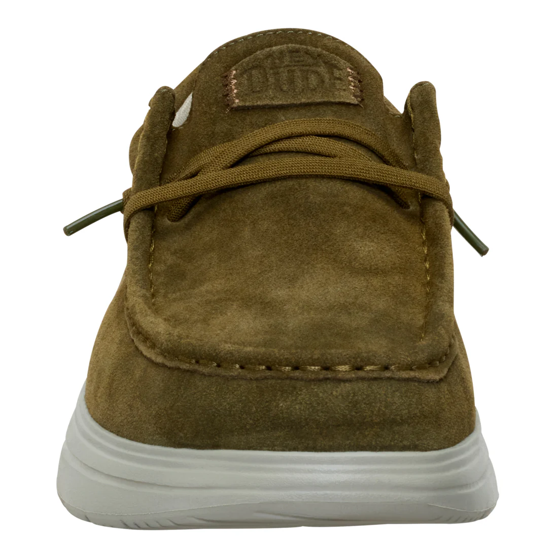 WALLY COMF SUEDE DARK OLIVE/STONE GREY - Image 6
